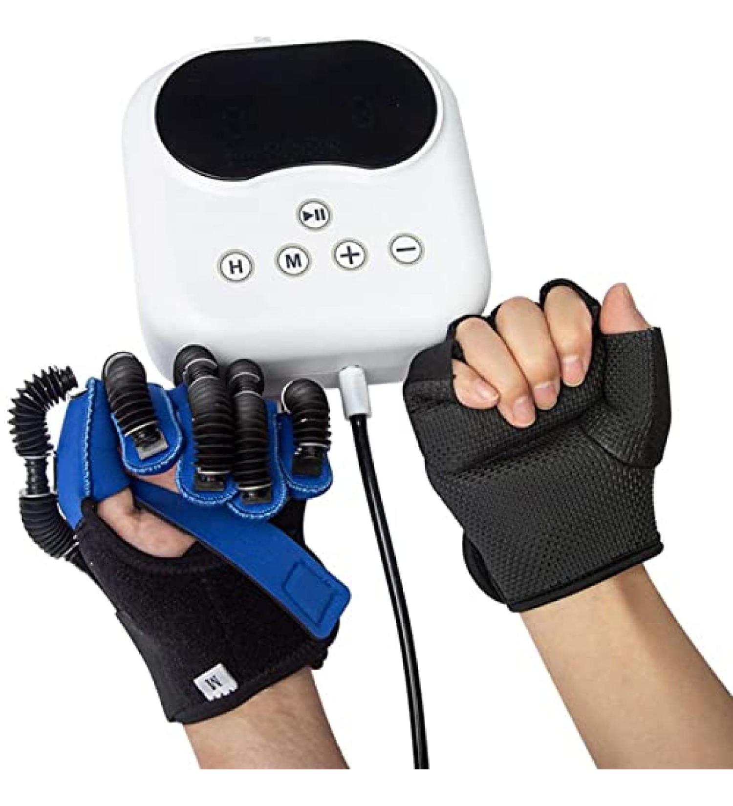 Finger Exerciser Stroke Hand Rehabilitation Robot Gloves Hemiplegia Finger Rehabilitation Trainer Gloves Braces Supports Smart Glove for Hand Training Left L 56Sensational - Buy Online on GoSupps.com
