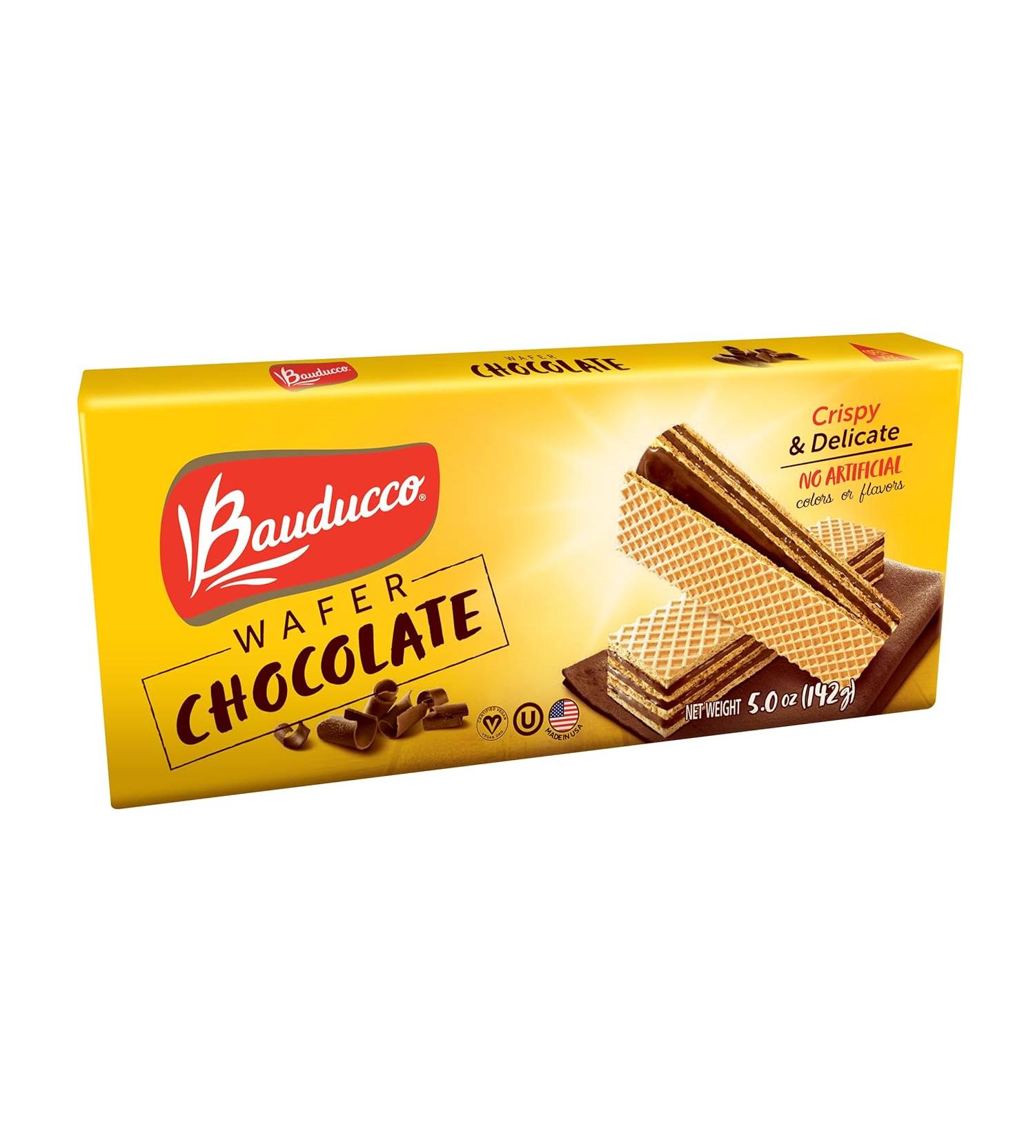 Bauducco Chocolate Wafers - Crispy Wafer Cookies With 3 Delicious  Indulgent  Decadent Layers of Chocolate Flavored Cream - Delicious Sweet Snack or Desert - 5.0 oz (Pack of 1) - Buy Online on GoSupps.com