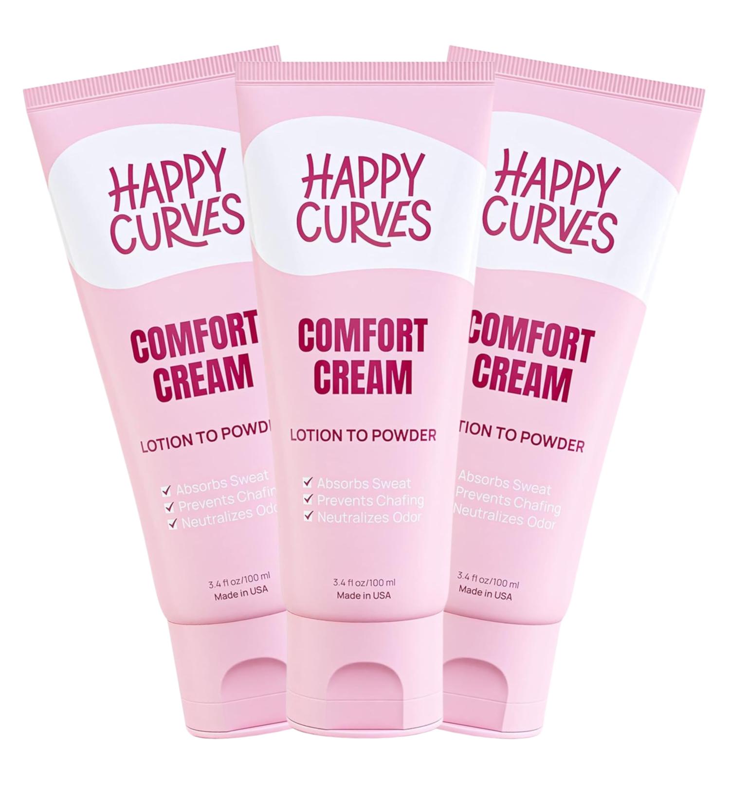 Comfort Cream Deodorant for Women: Aluminum-Free Lotion Powder for Under Breast Body & Private Parts - Anti Chafing Cream 3.4 oz.(3 Pack Tropical) Tropical 3.4 Fl Oz (Pack of 3) - Buy Online on GoSupps.com