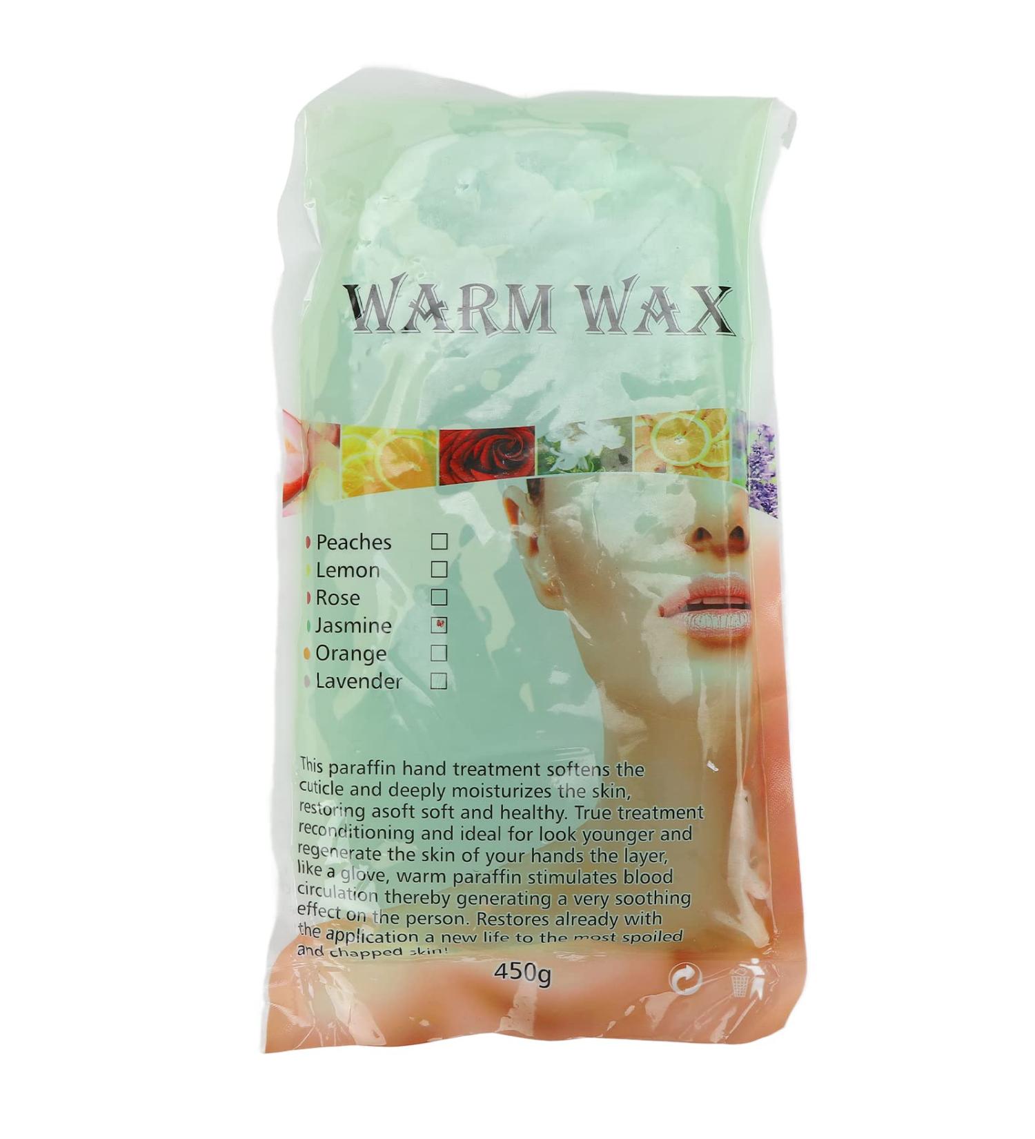 Paraffin Wax 450g Deeply Moisturising Paraffin Wax Beads Blocks for Hands Feet Dry Skin Stiff Muscles Pain Relieving(Jasmine) - Buy Online on GoSupps.com
