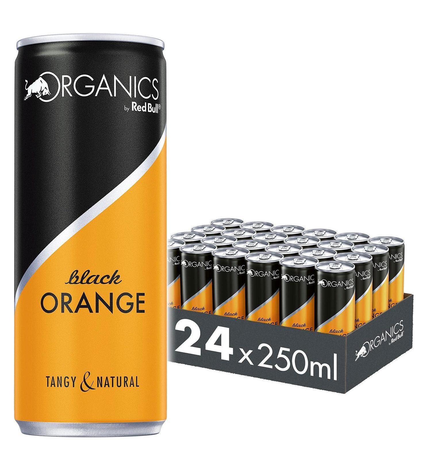 Buy Red Bull Organics Black Orange 24x250ml Cans - Organic Drinks - International Shipping Available - Buy Online on GoSupps.com