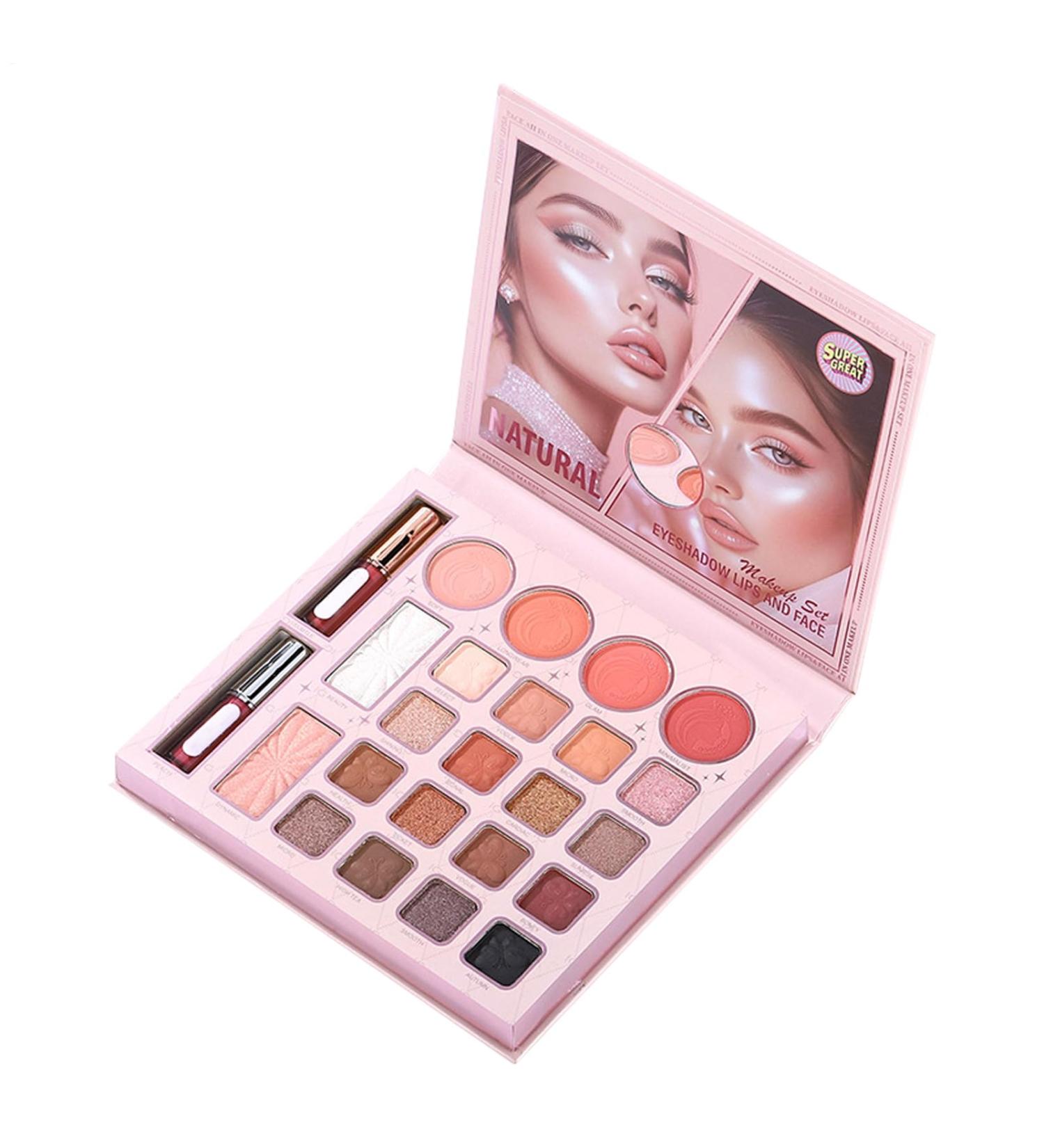 Palette de fards paupi res 24 couleurs nacr es brillantes pour voyage quotidien Halloween f te femmes adolescentes filles - Buy Online on GoSupps.com