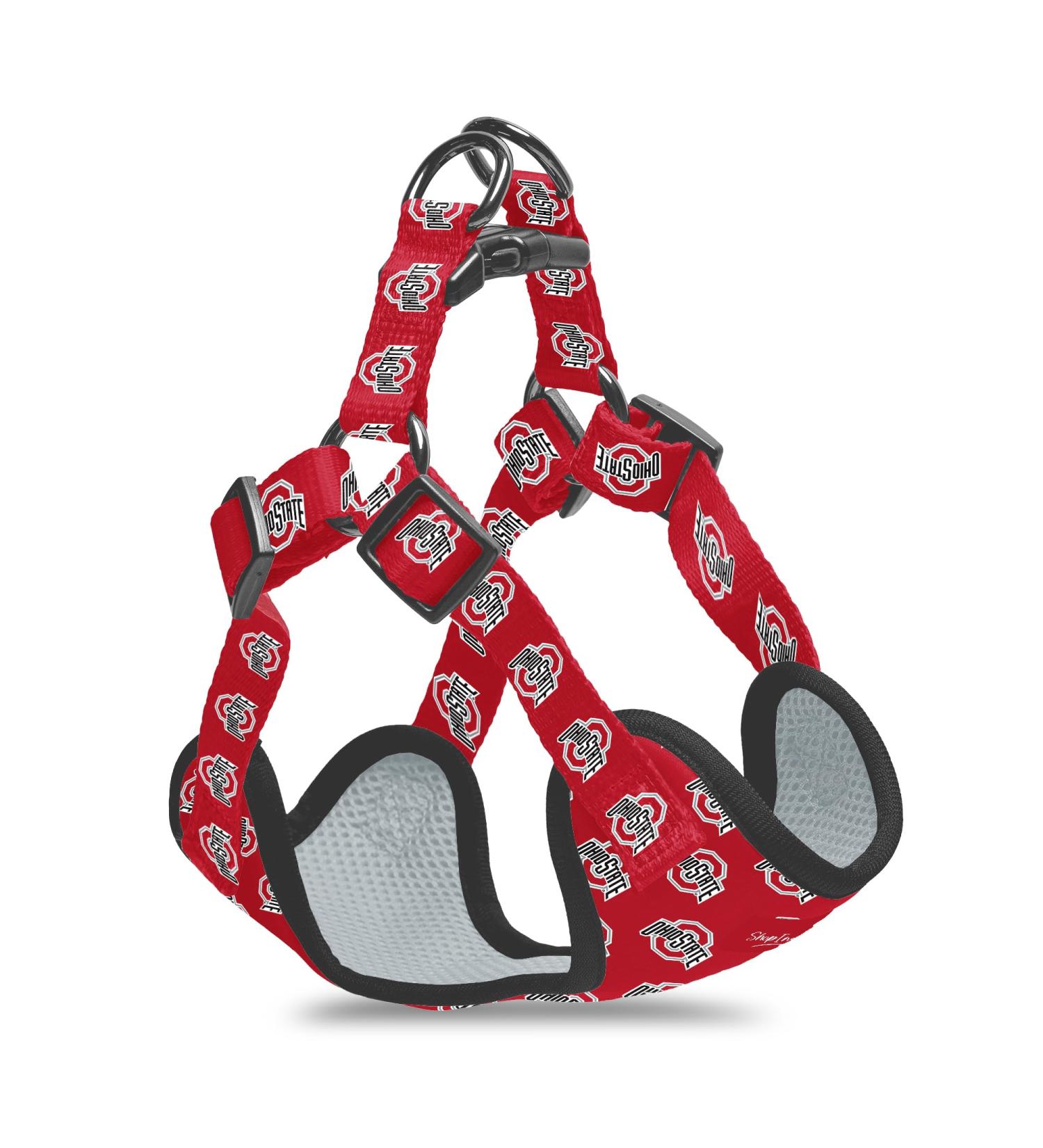 Ohio State Buckeyes Extra Small NCAA Dog Harness | Adjustable Comfortable & Durable | Official Licensed Product | Perfect Gift Idea - Buy Online on GoSupps.com