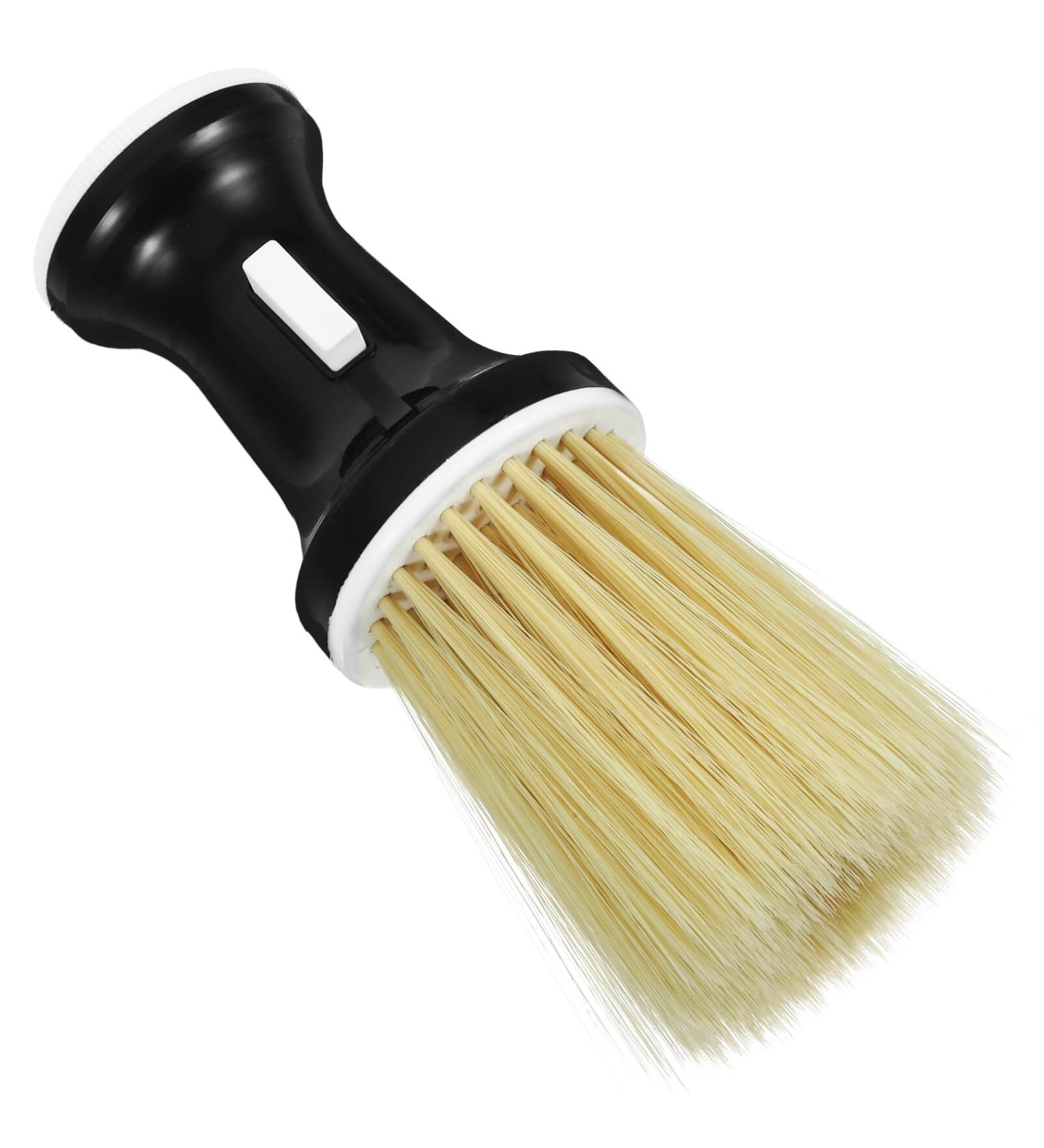 Beavorty Neck Duster Barber Neck Brush Loose Hair Brush Broken Hair Cleaning Brush with Wooden Handle Barber Shop Accessories - Buy Online on GoSupps.com