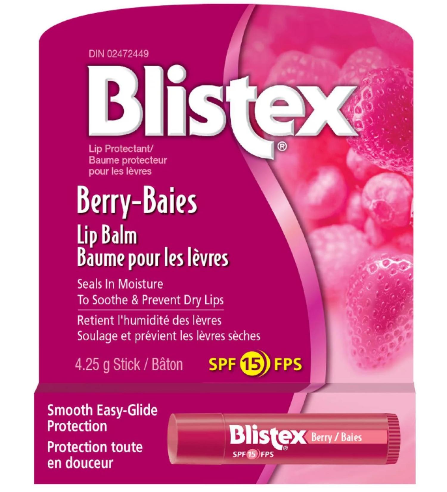 Buy Blistex Berry Medicated Lip Balm S 0.15oz Hydrating & Soothing | International Shipping Available - Buy Online on GoSupps.com