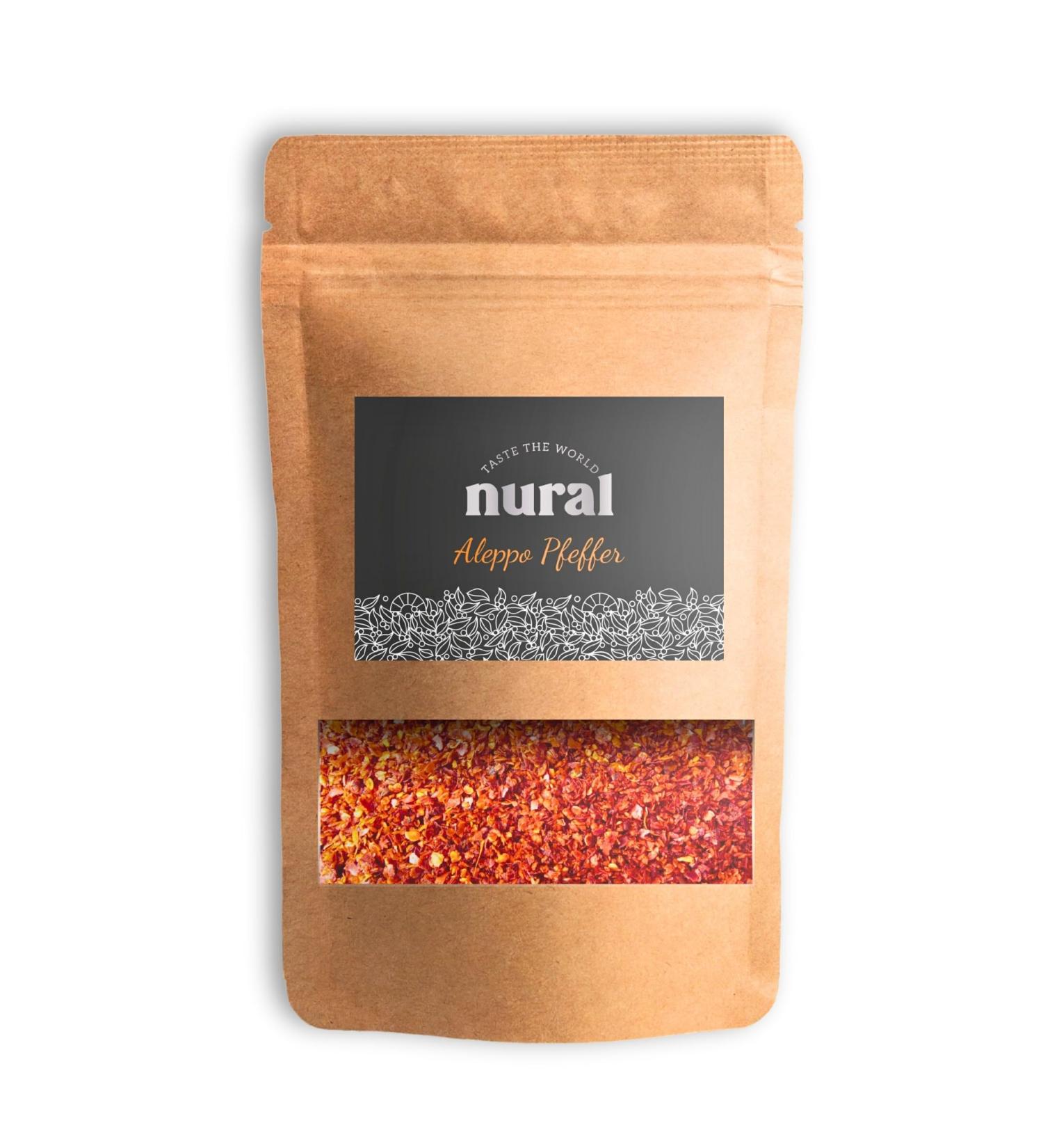 Nural Aleppo Pepper 900g | Pul Biber | Turkish Chili Flakes | Spicy & Flavorful Paprika | Unique Oriental Taste - Buy Online on GoSupps.com