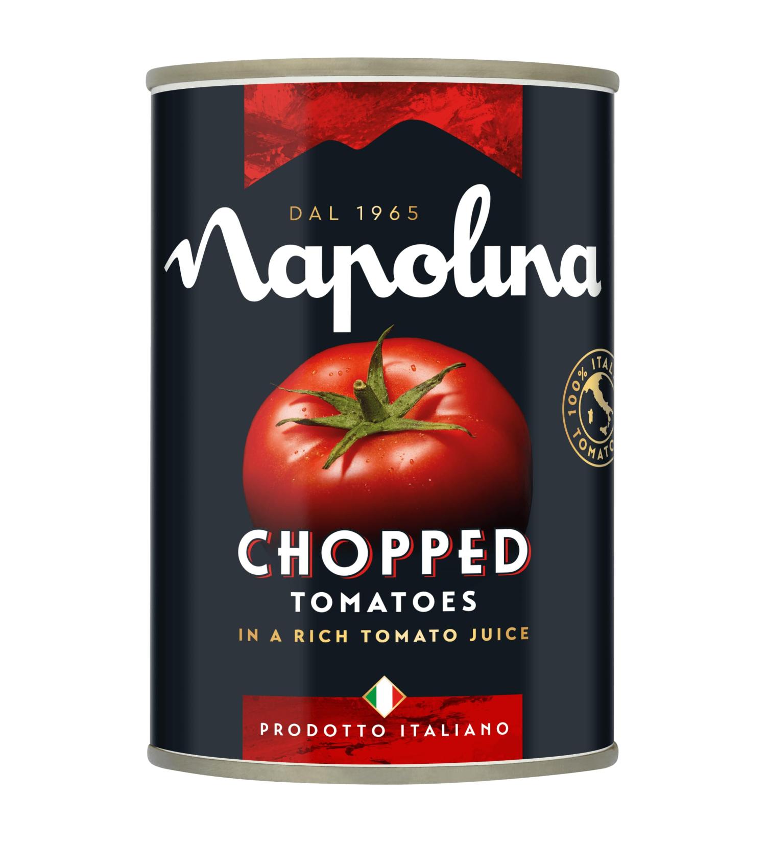 Napolina Chopped Tomatoes 400g - Buy Online on GoSupps.com