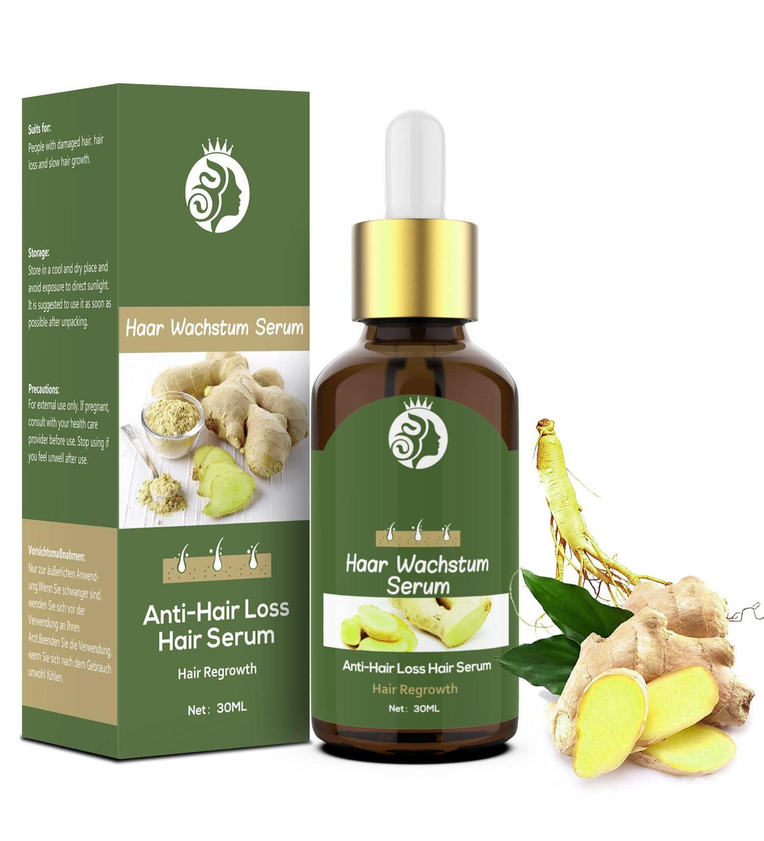 Hair Growth Serum for Men & Women - Anti-Hair Loss Accelerates Growth Fuller & Thicker Hair - Buy Online on GoSupps.com