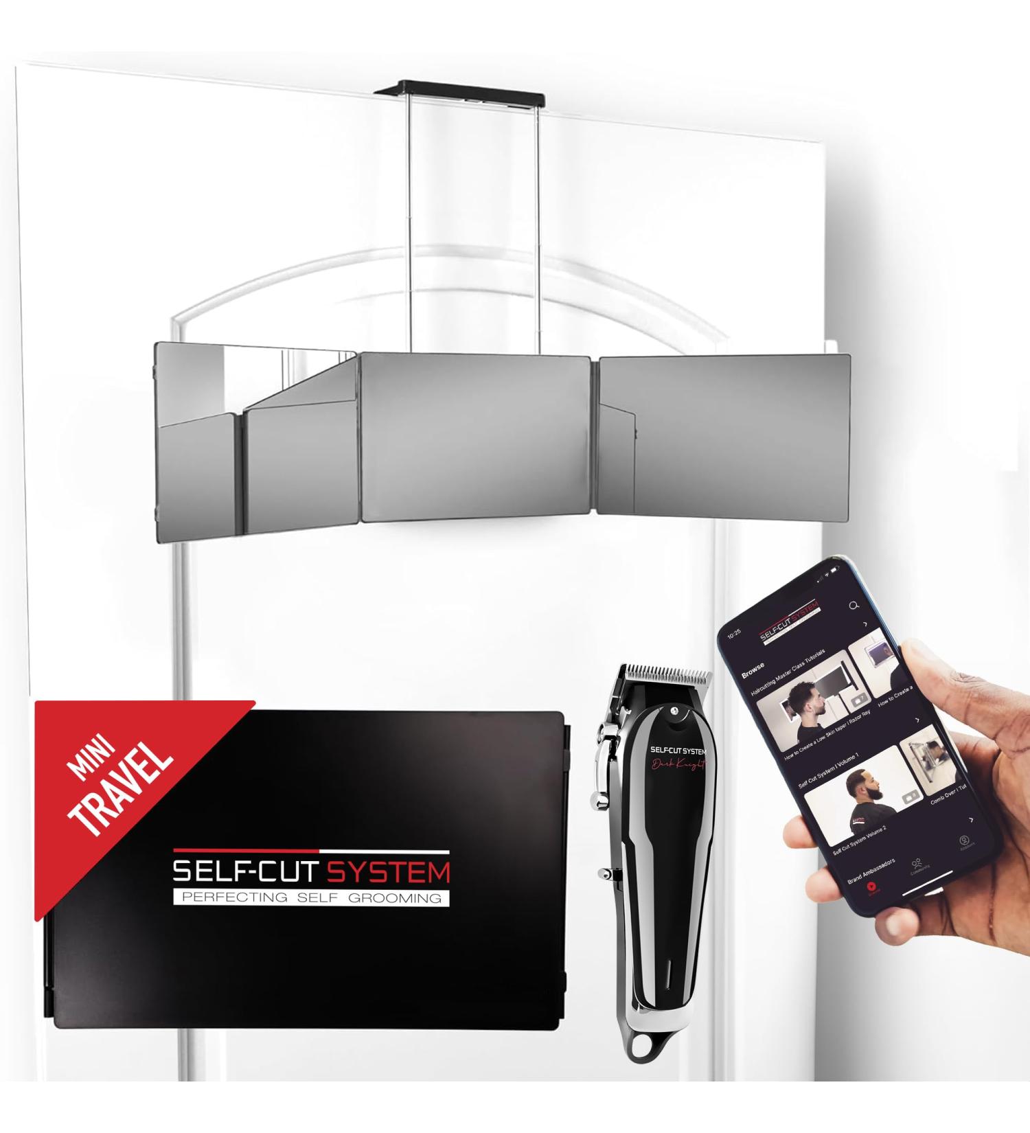 Self Cut System 4.0 Mini Travel Clipper | Portable & Efficient Hair Cutting Tool for All | International Shipping - Buy Online on GoSupps.com