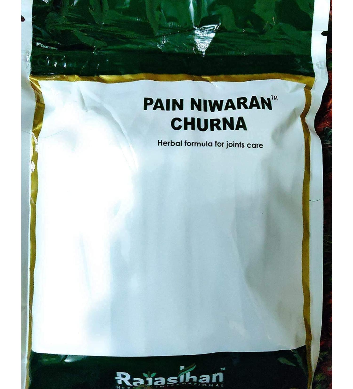 LOGY Rajasthan International HERBALS Ayurvedic Pain Niwaran Churna 135 g (Green)