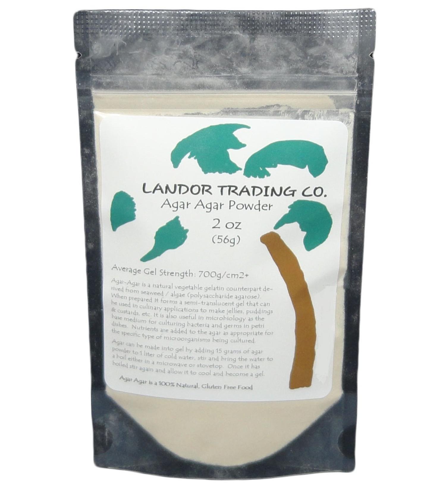 Agar Agar Powder 2oz - Average Gel Strength 700g/cm2 - Buy Online on GoSupps.com