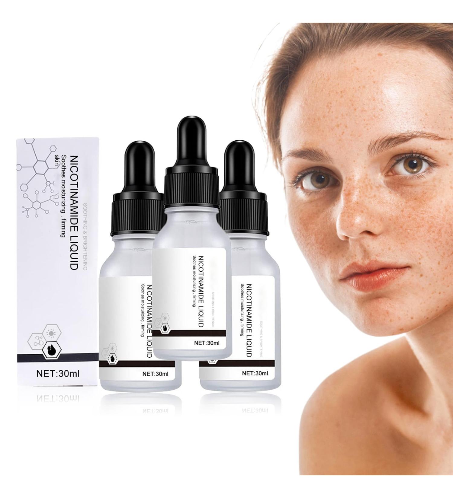 Spot Corrector for Face | Anti-Aging Serum with Nicotinamide | Hydrating & Tightening Essence for Fine Lines - 3 Pcs - Buy Online on GoSupps.com