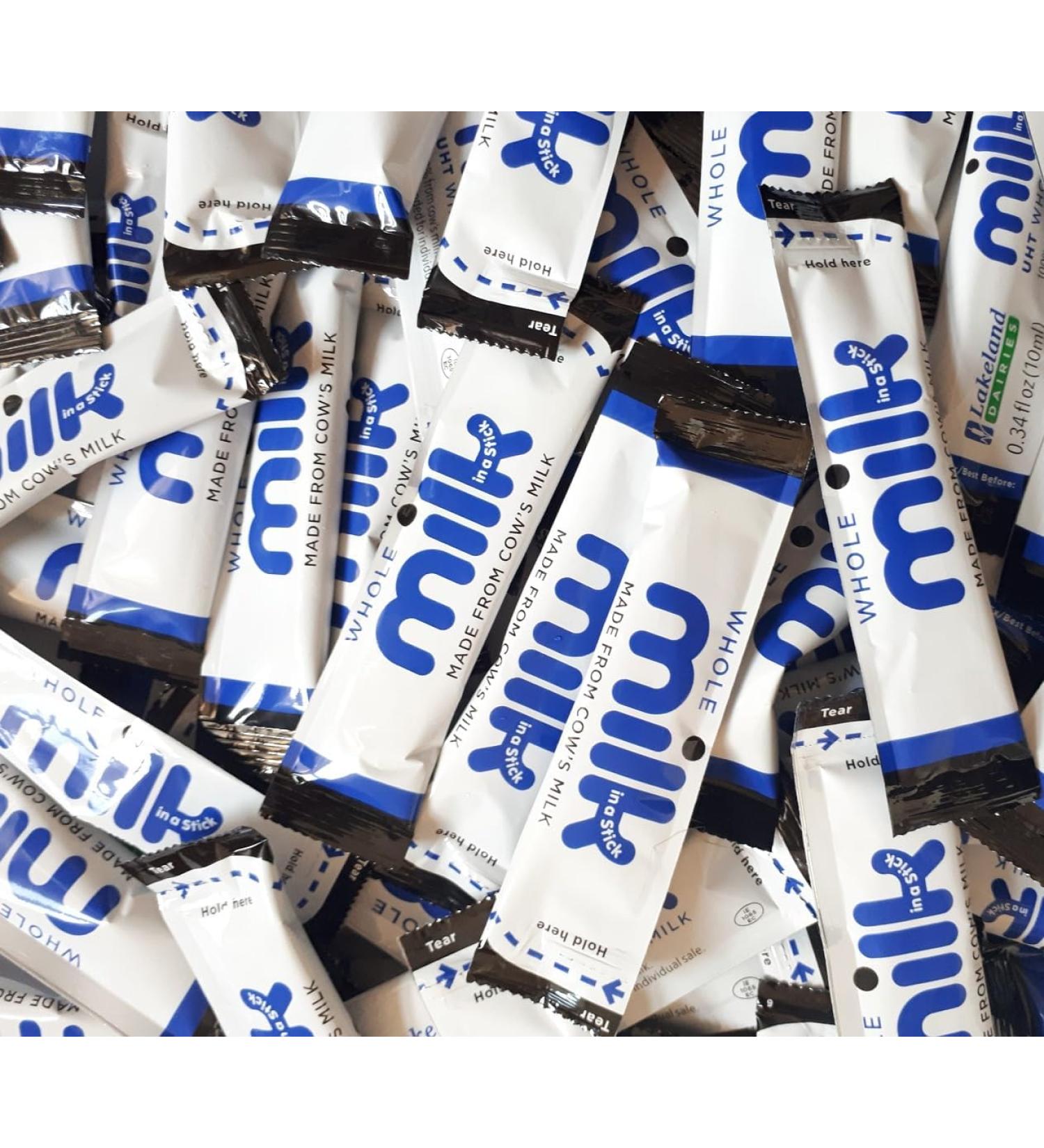 AB.GROCERIES 10ml Individually Wrapped Sticks Portions Sachets Lakeland - Whole Milk - Pack Of 110 - Buy Online on GoSupps.com
