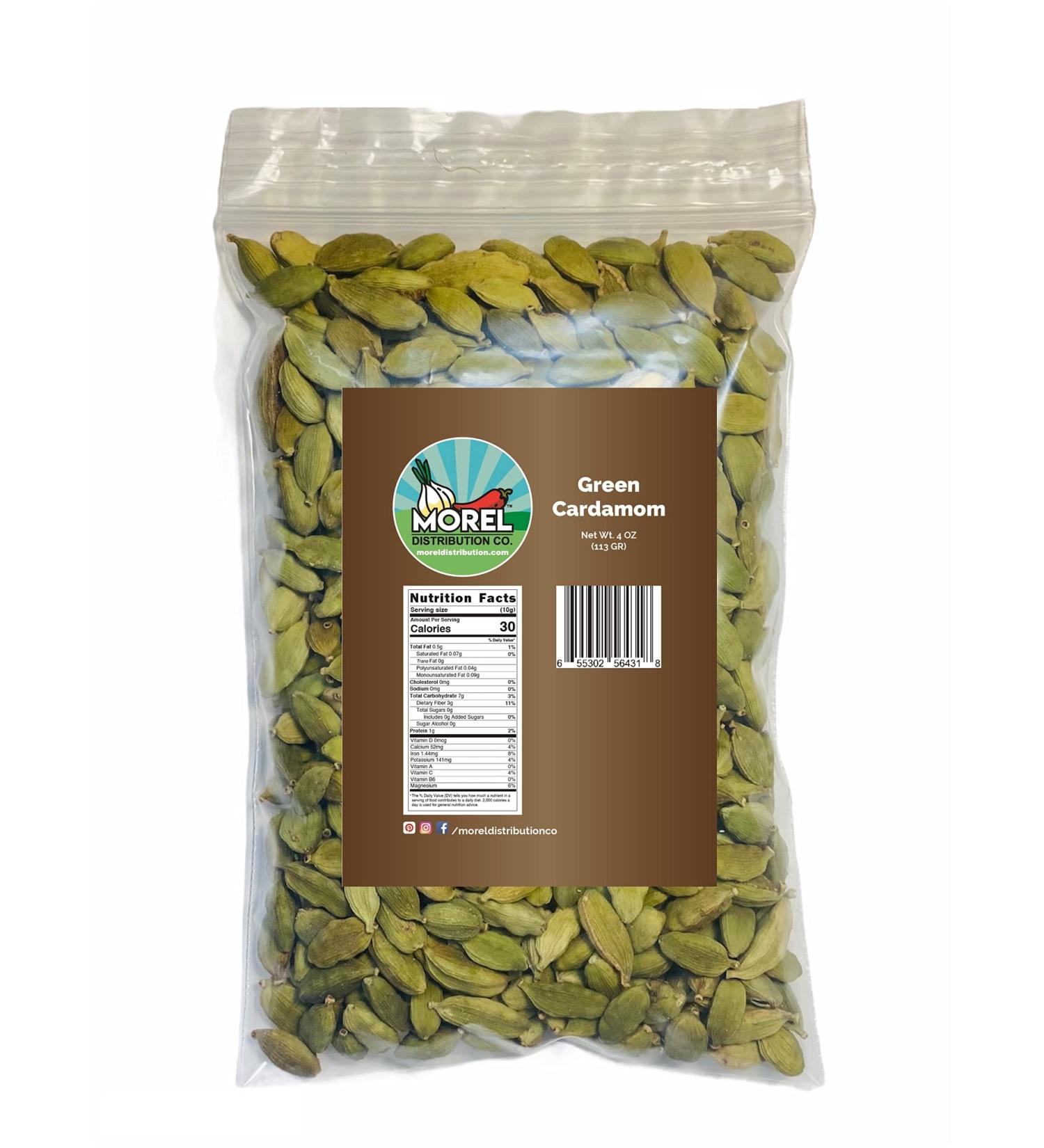 Whole Cardamom Pods/Seeds (Cardamomo) - 4 oz - Premium Quality Spice | [Brand Name] - Buy Online on GoSupps.com