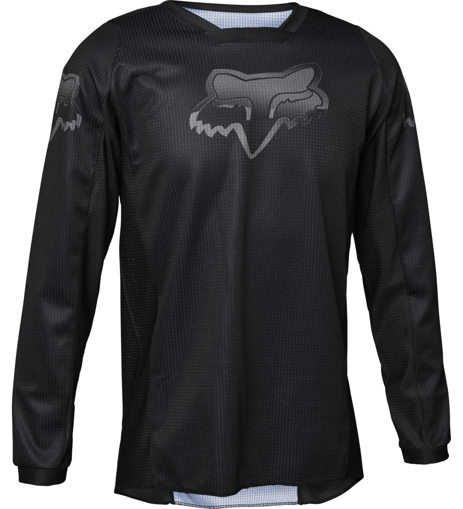 Buy Fox Kids Jersey Blackout - Stylish & Comfortable Black Shirt for Kids | Size: Gr.S | International Shipping Available - Buy Online on GoSupps.com