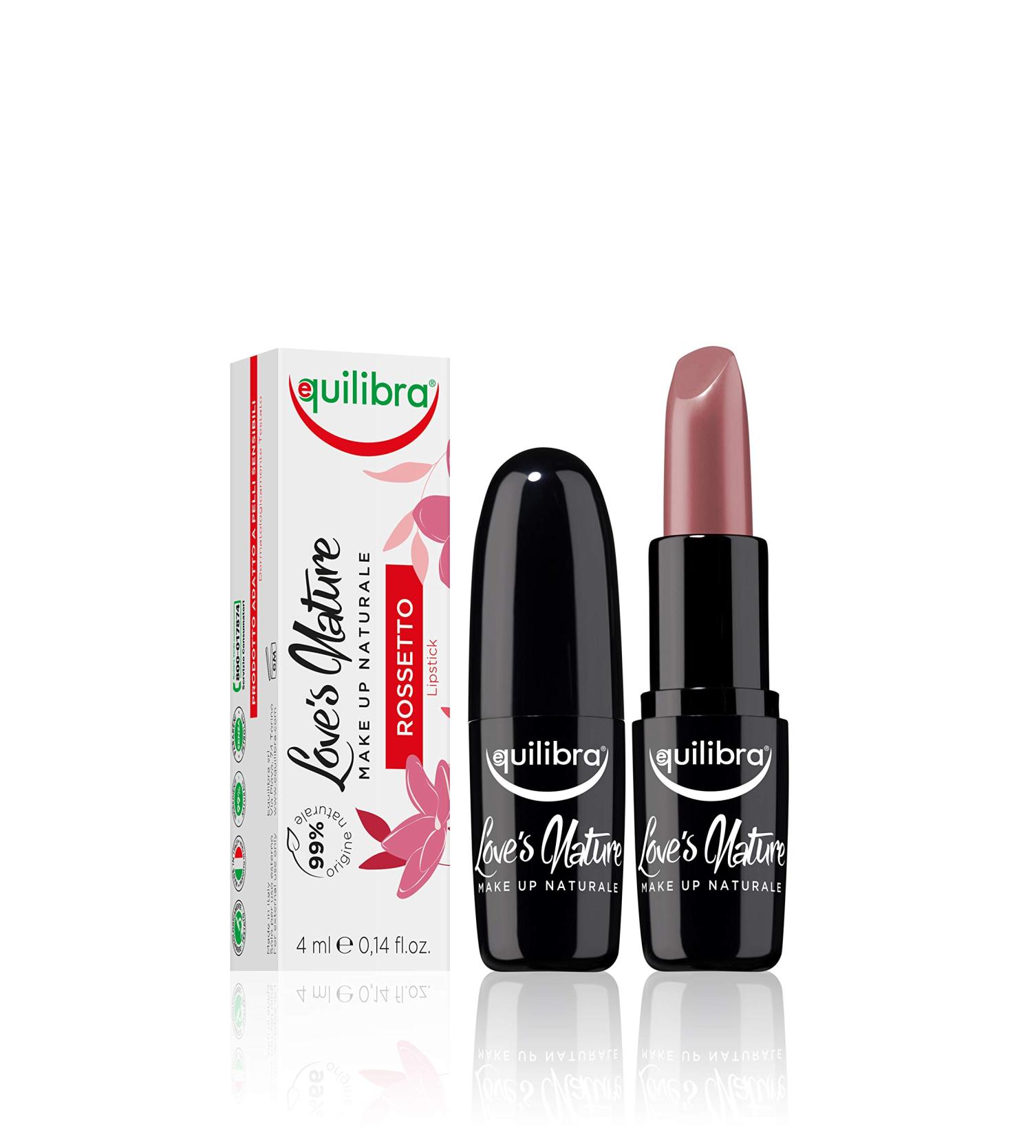 Equilibra Equilibra Love's Nature Lipstick Pink
