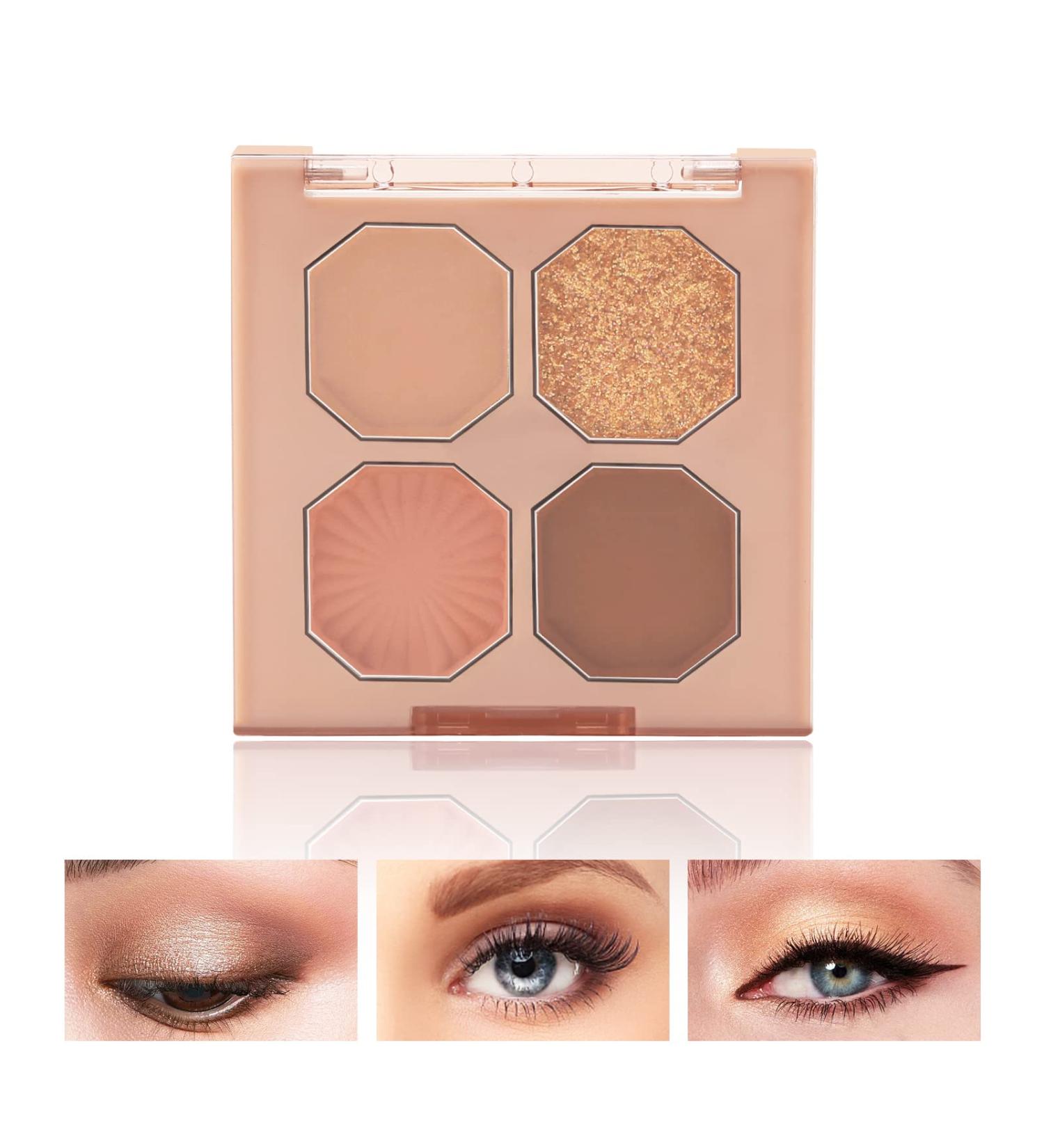 Boobeen Eyeshadow Palette - Matte Glitter Makeup for a Natural Eye Look - Buy Online on GoSupps.com