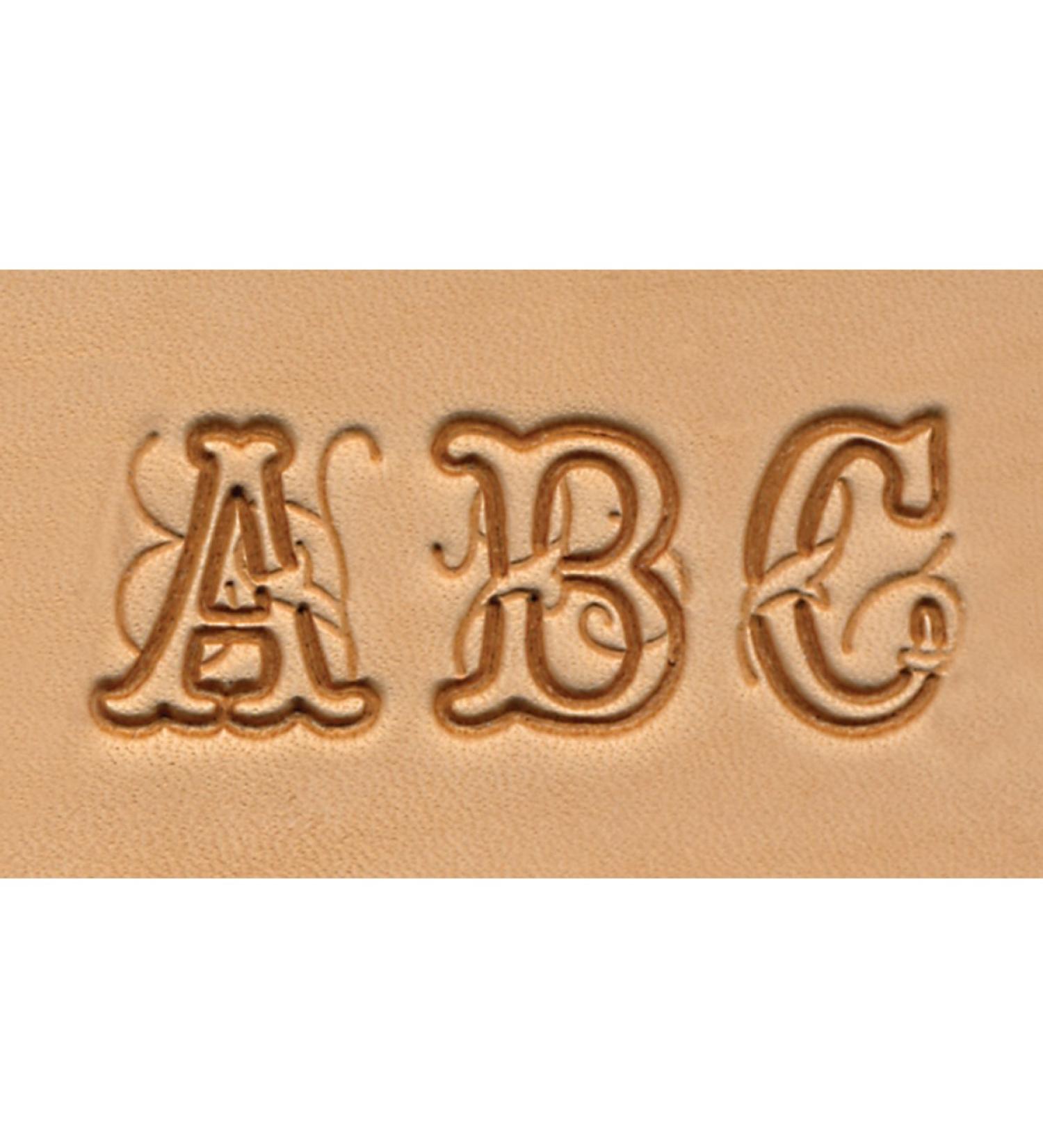 Tandy Leather Craftool 3/4 (19 mm) Script Alphabet Set 8139-00