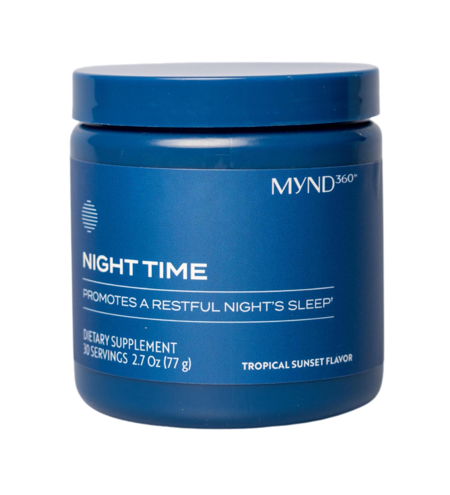 Nu Skin MYND360 Night Time Sleep Aid | Magnesium & Melatonin Sleep Supplement | Magnesium Citrate Powder | Promotes Restful Sleep | Non-Habit Forming Magnesium Supplement - Buy Online on GoSupps.com