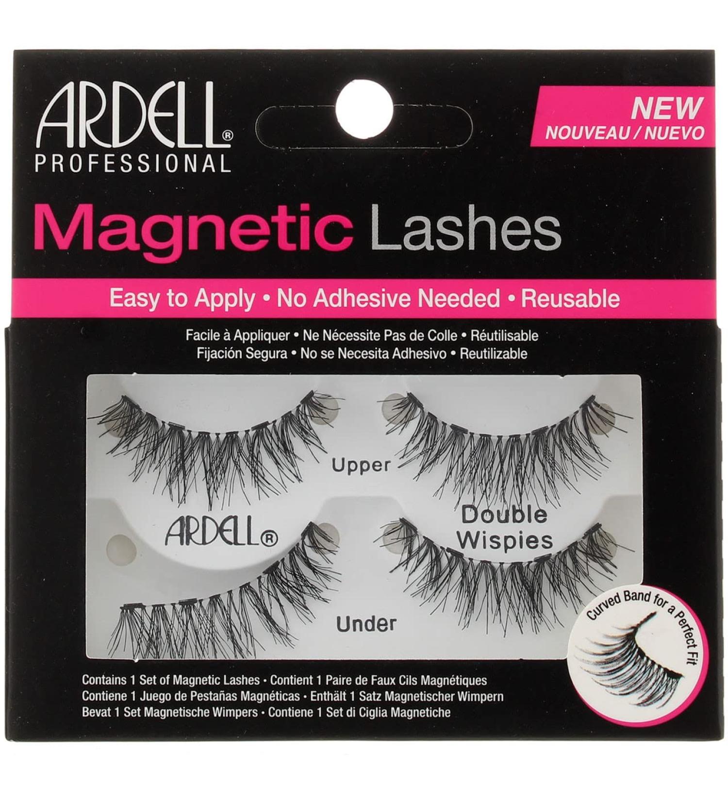 Ardell Professional Magnetic Double Wispies Lashes - 2 Pack Black (AMLD-2pk) - Buy Online on GoSupps.com