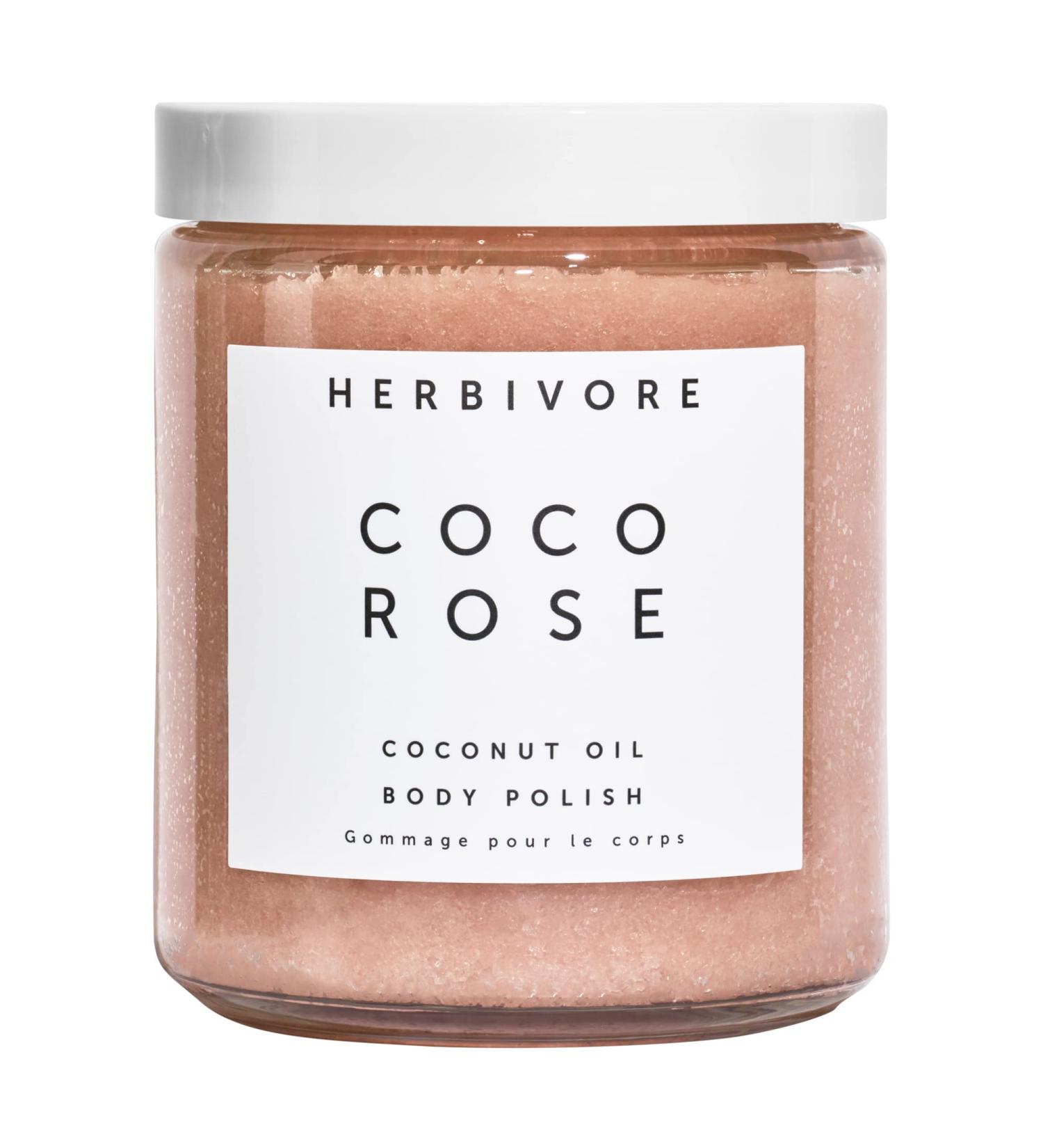 Herbivore Botanicals Coco Rose Body Polish | All Natural Sugar Scrub for Glowing Skin - Buy Online on GoSupps.com
