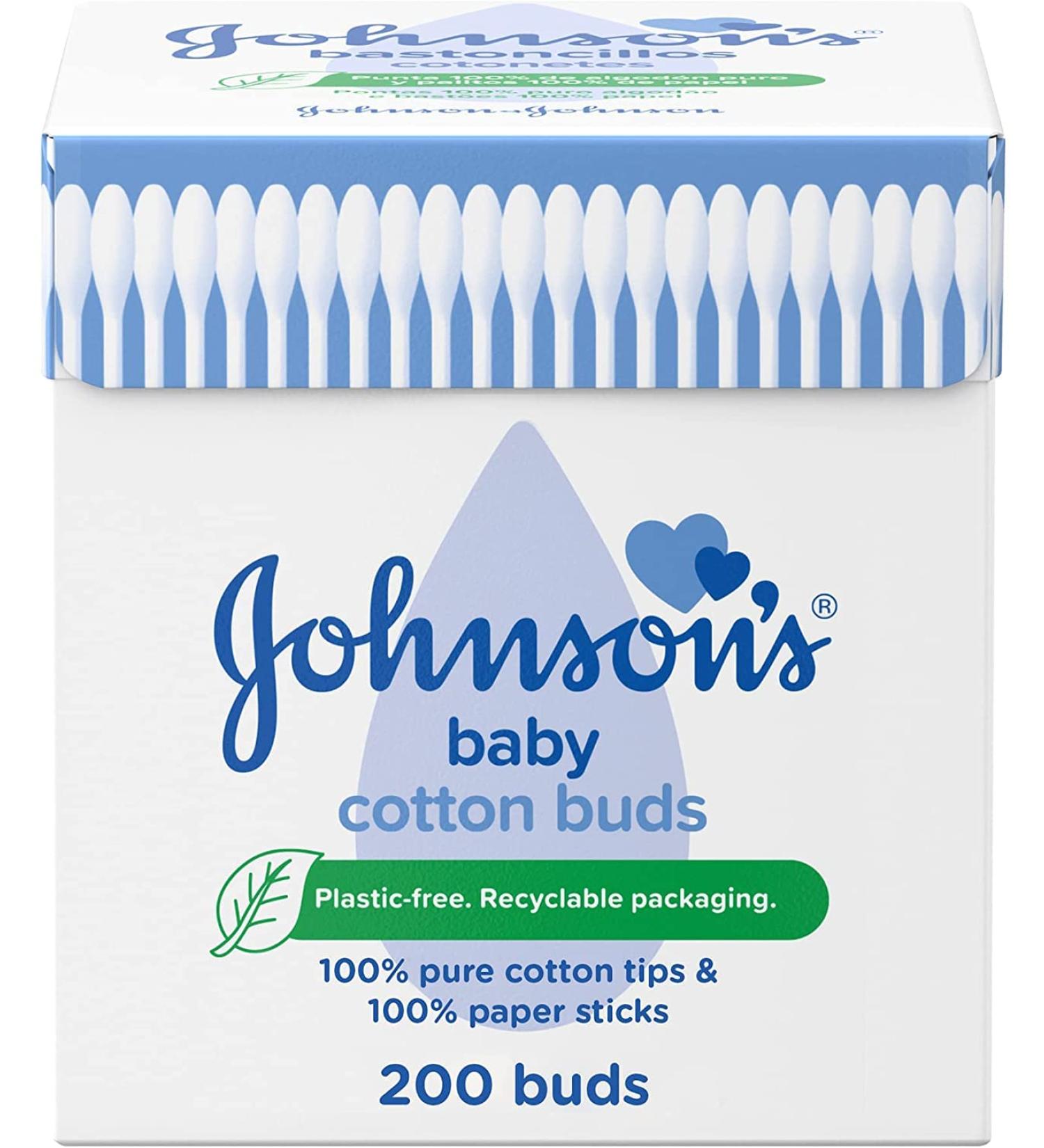 Buy Johnson's Baby Pure Cotton Buds 200 6 Pack | Soft Safe & Gentle for Babies | International Shipping Available - Buy Online on GoSupps.com