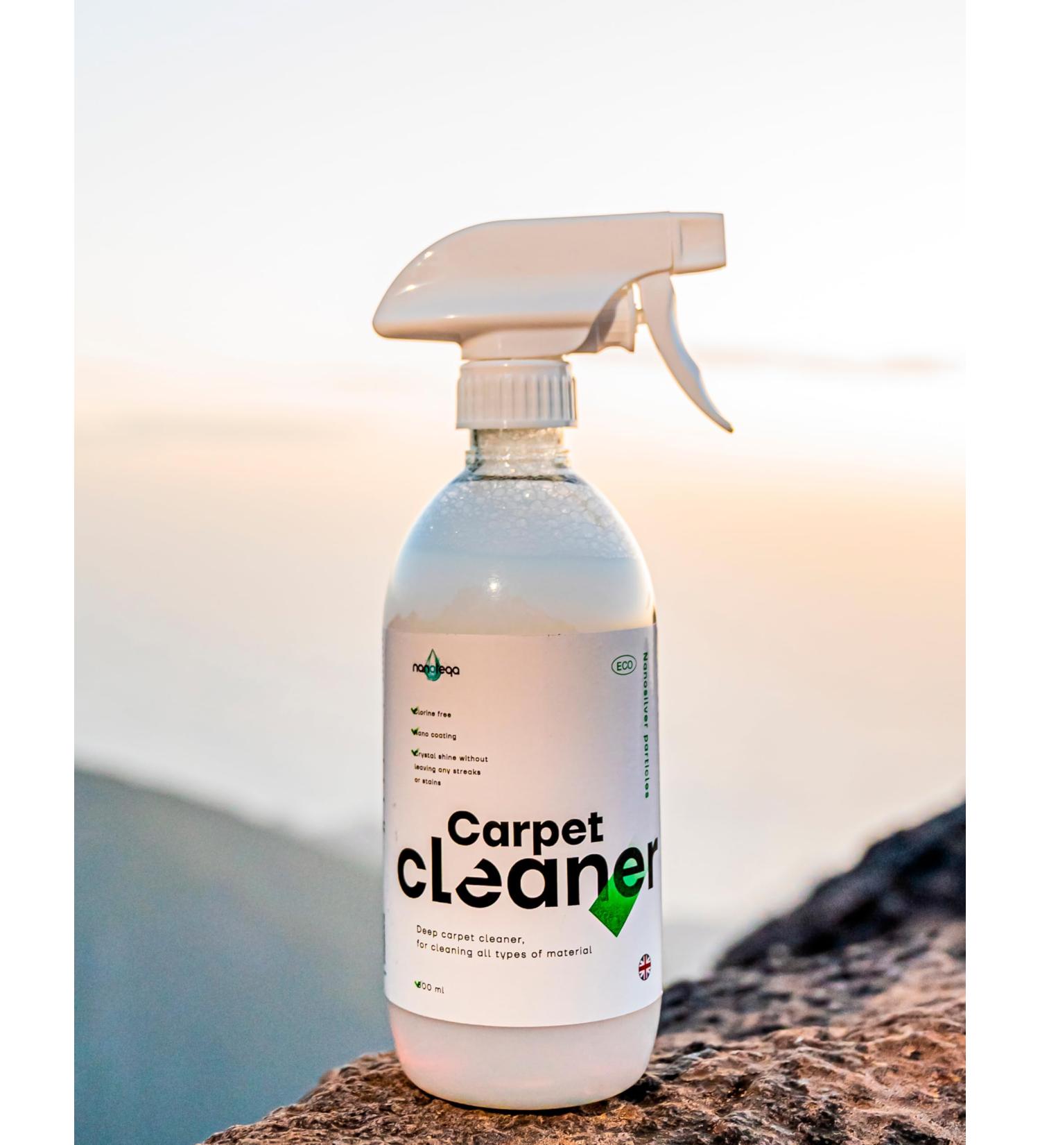 NANOTEQA Carpet Cleaner Spray - Pet Stain Remover - Self-Cleaning Nano Coating - Concentrated Formula - Eco-Friendly 500ml - Buy Online on GoSupps.com