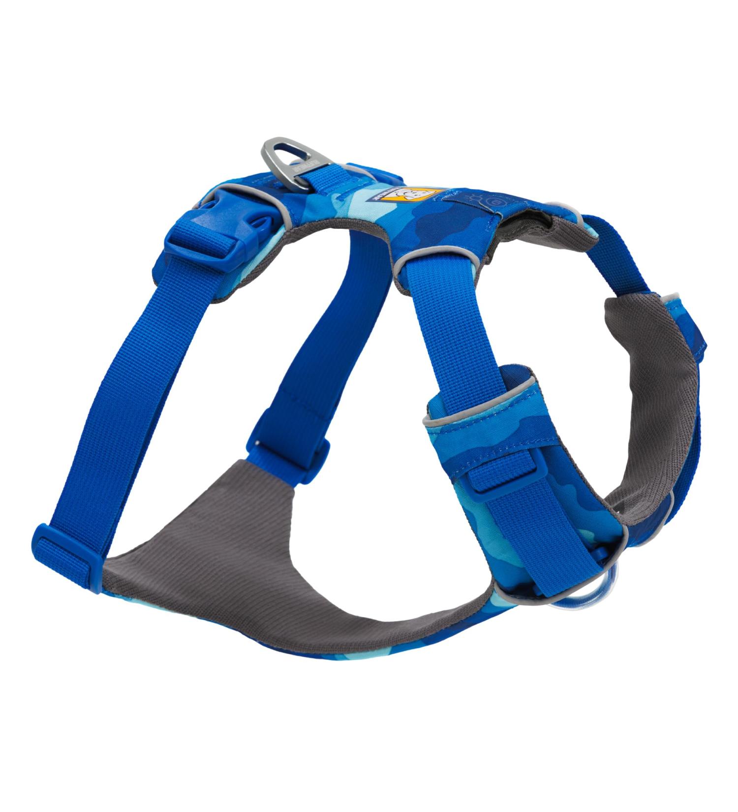 Luffwear Front Range Dog Harness - Reflective Adjustable Comfortable Padded Everyday Harness for Walks & Dog Races - Coastal Mountains XXS - Buy Online on GoSupps.com