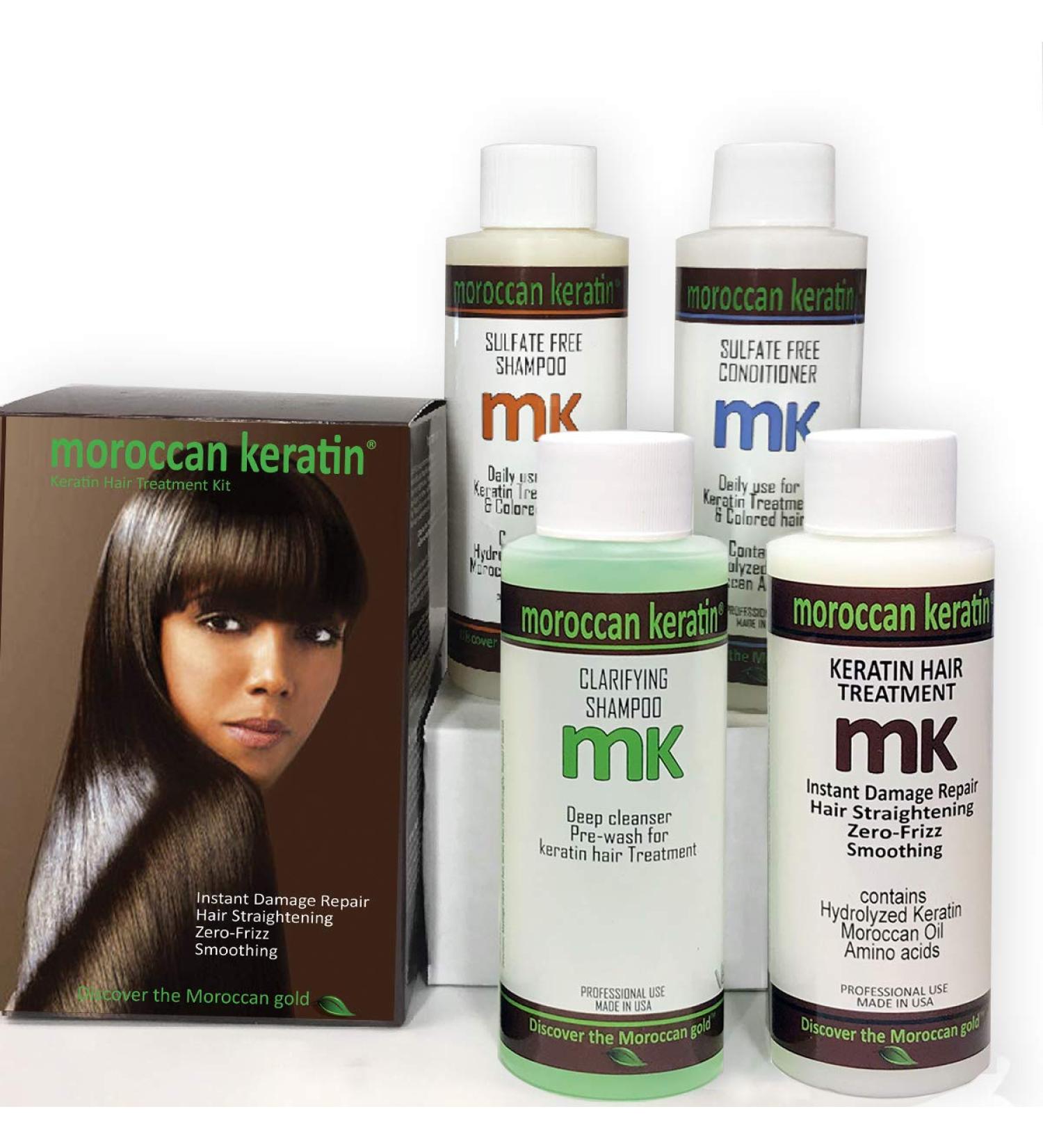 Premium Brazilian Keratin Hair Treatment 120ml x4 - Long-Lasting Natural Straightening Formula - Buy Online on GoSupps.com