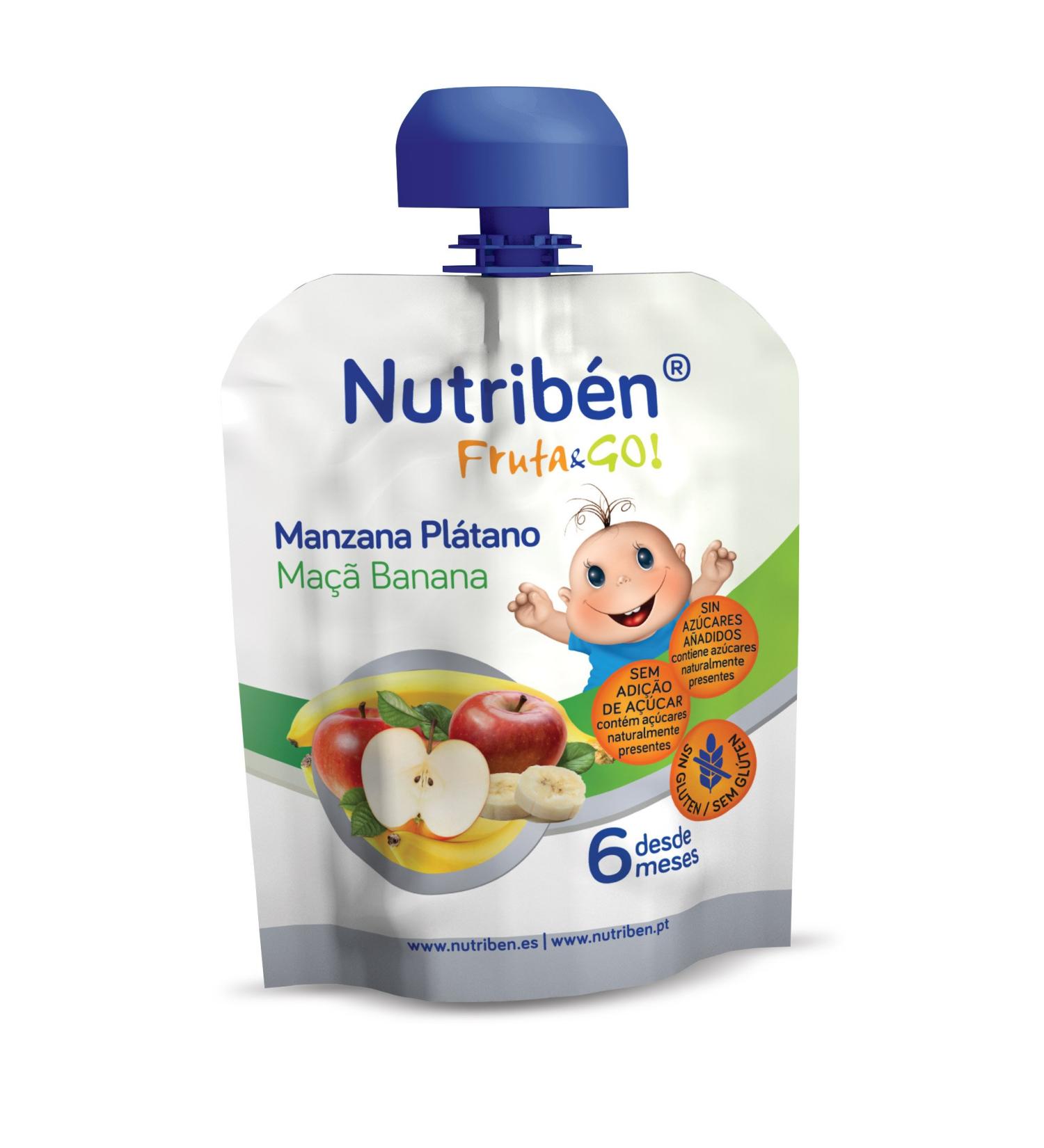 Nutrib n Fruit & Go Apple Banana 90gr