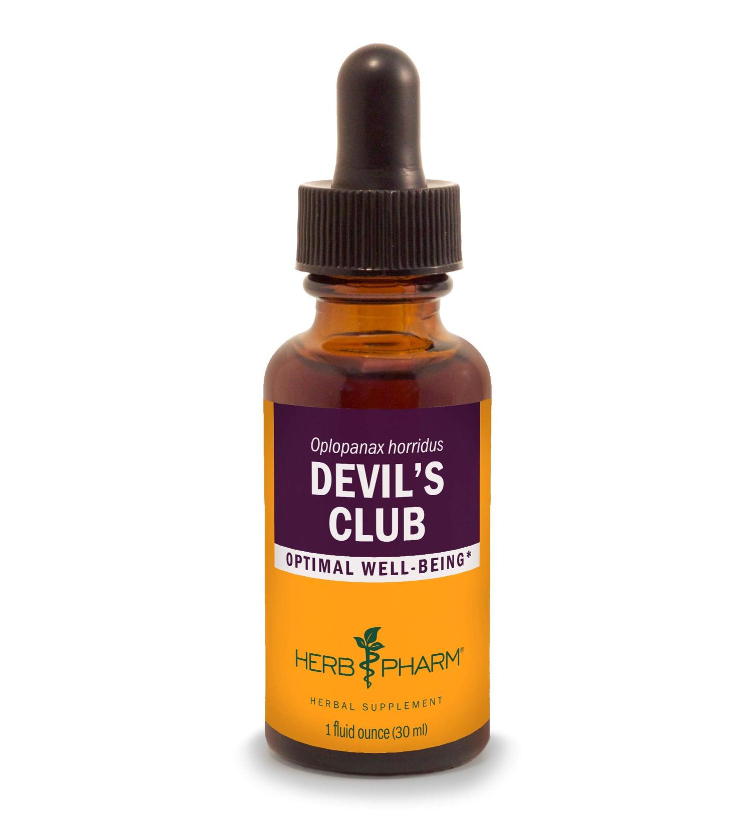 Herb Pharm Devil's Club Liquid Extract - 1 Ounce 1 Fl Oz (Pack of 1) - Buy Online on GoSupps.com