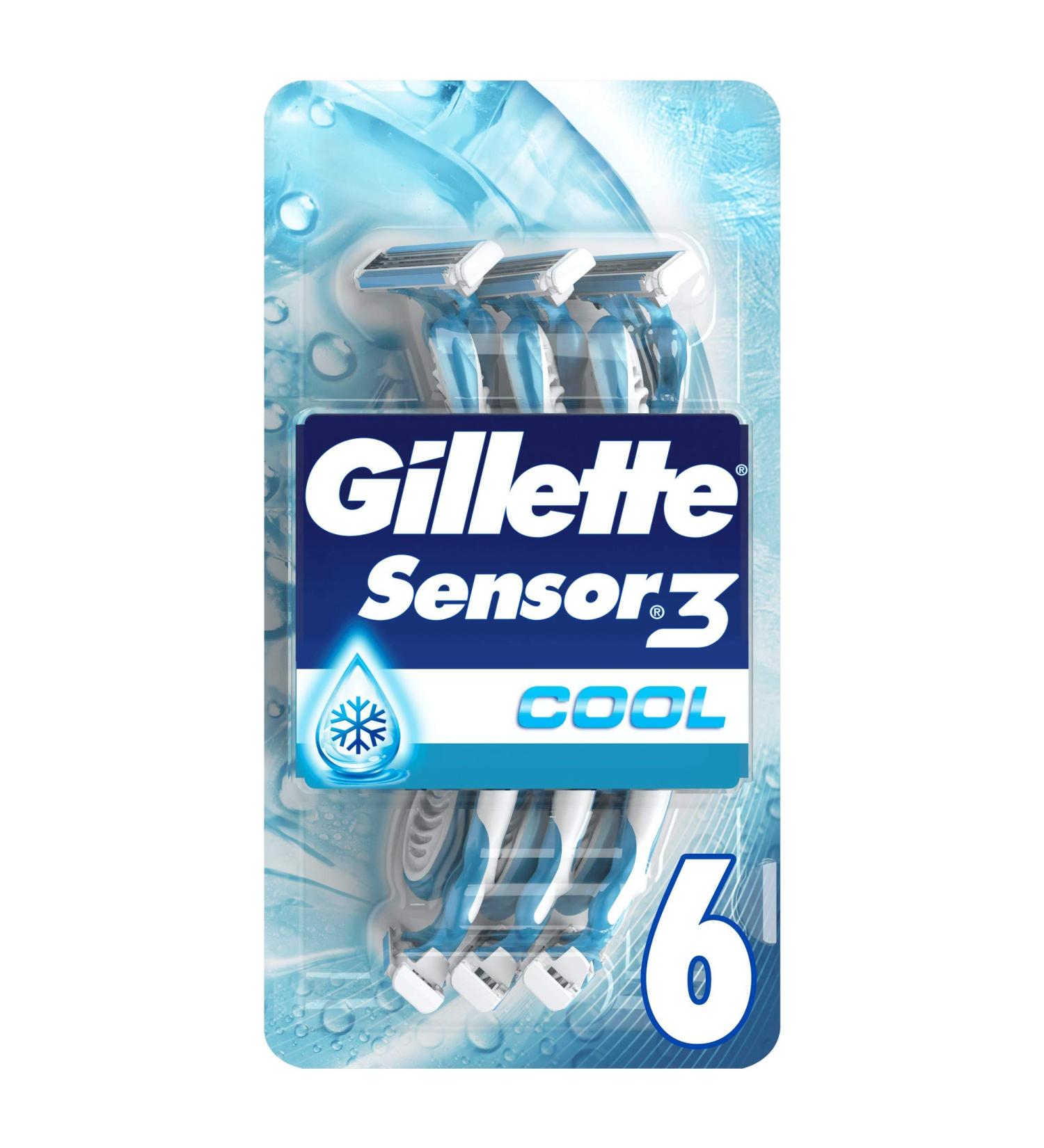 Buy Gillette Sensor3 Cool Disposable Razors for Men - Smooth Shaving & International Shipping - Buy Online on GoSupps.com