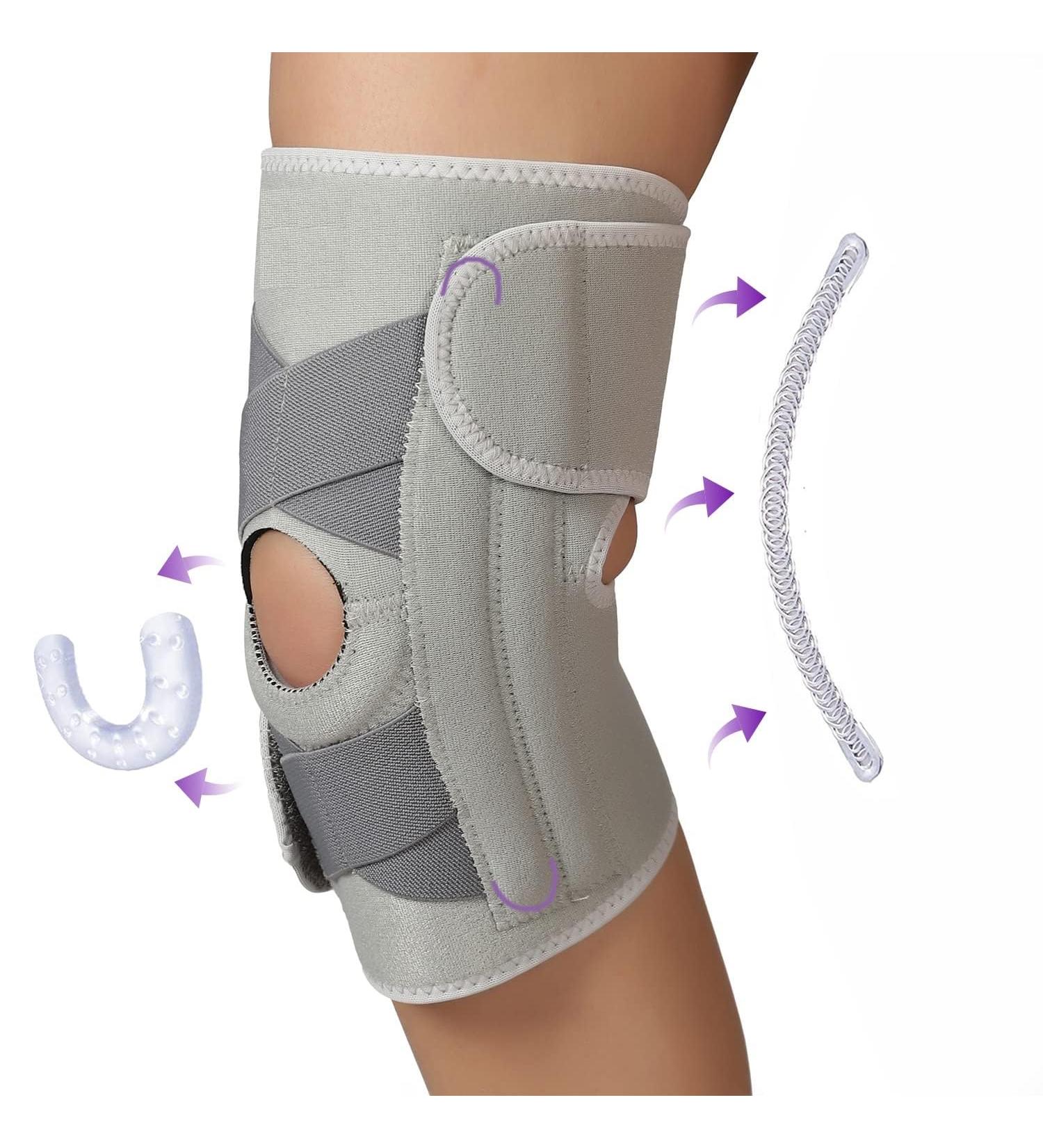 Knee Brace for Men with Side Stabilizer - Ultimate Support & Comfort for Active Lifestyles | International Shipping Available - Buy Online on GoSupps.com