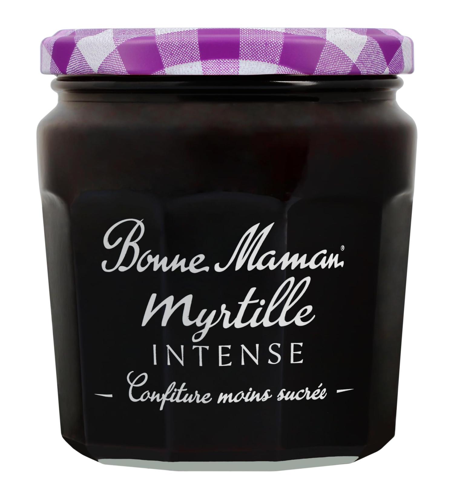 Bonne Maman - Intense Blueberry Jam - Rich in Fruits and less sweet - 335 g. - Buy Online on GoSupps.com