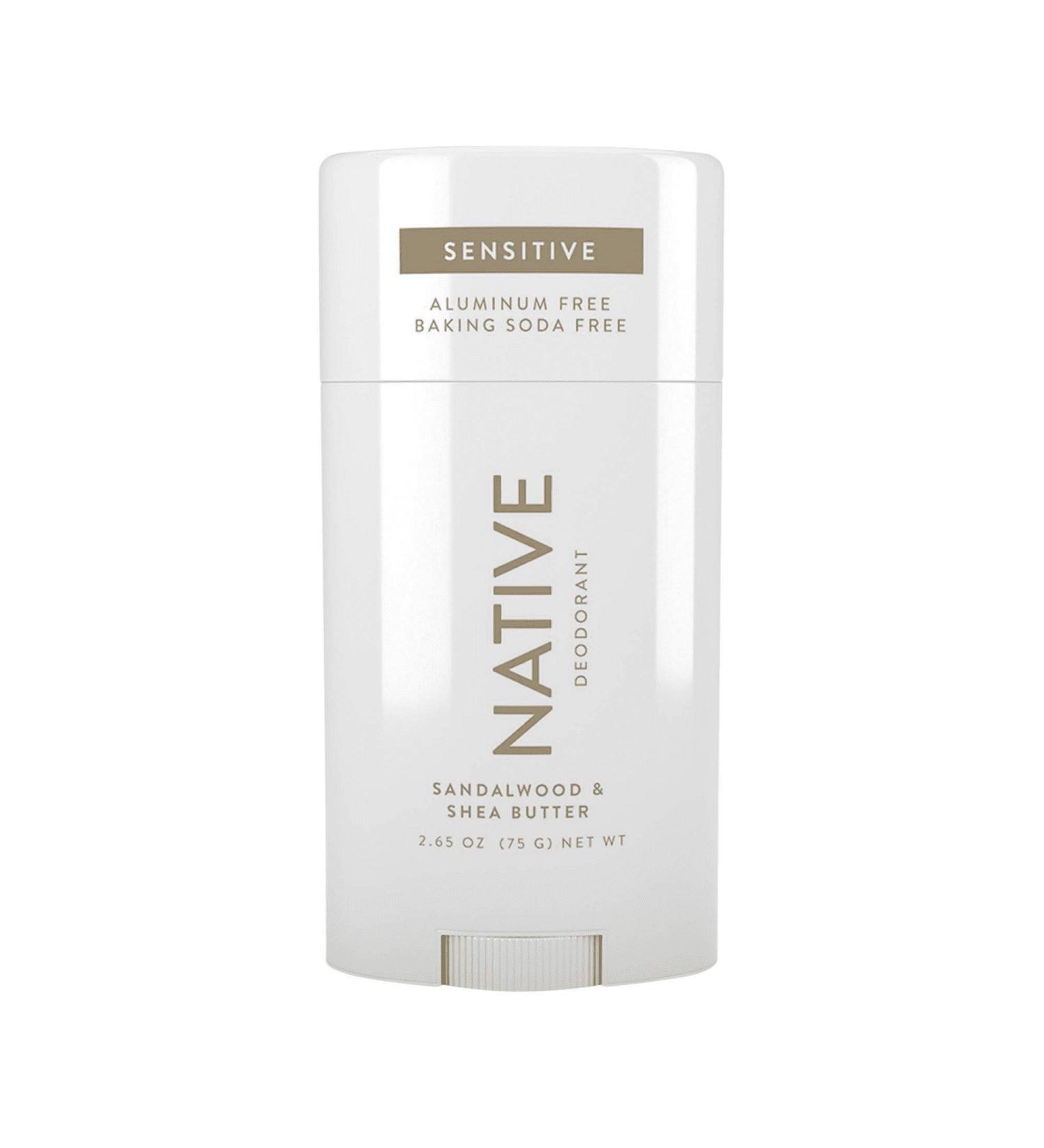 Natural Sensitive Native Sandalwood & Shea Butter Aluminum Free Deodorant  2.65 oz