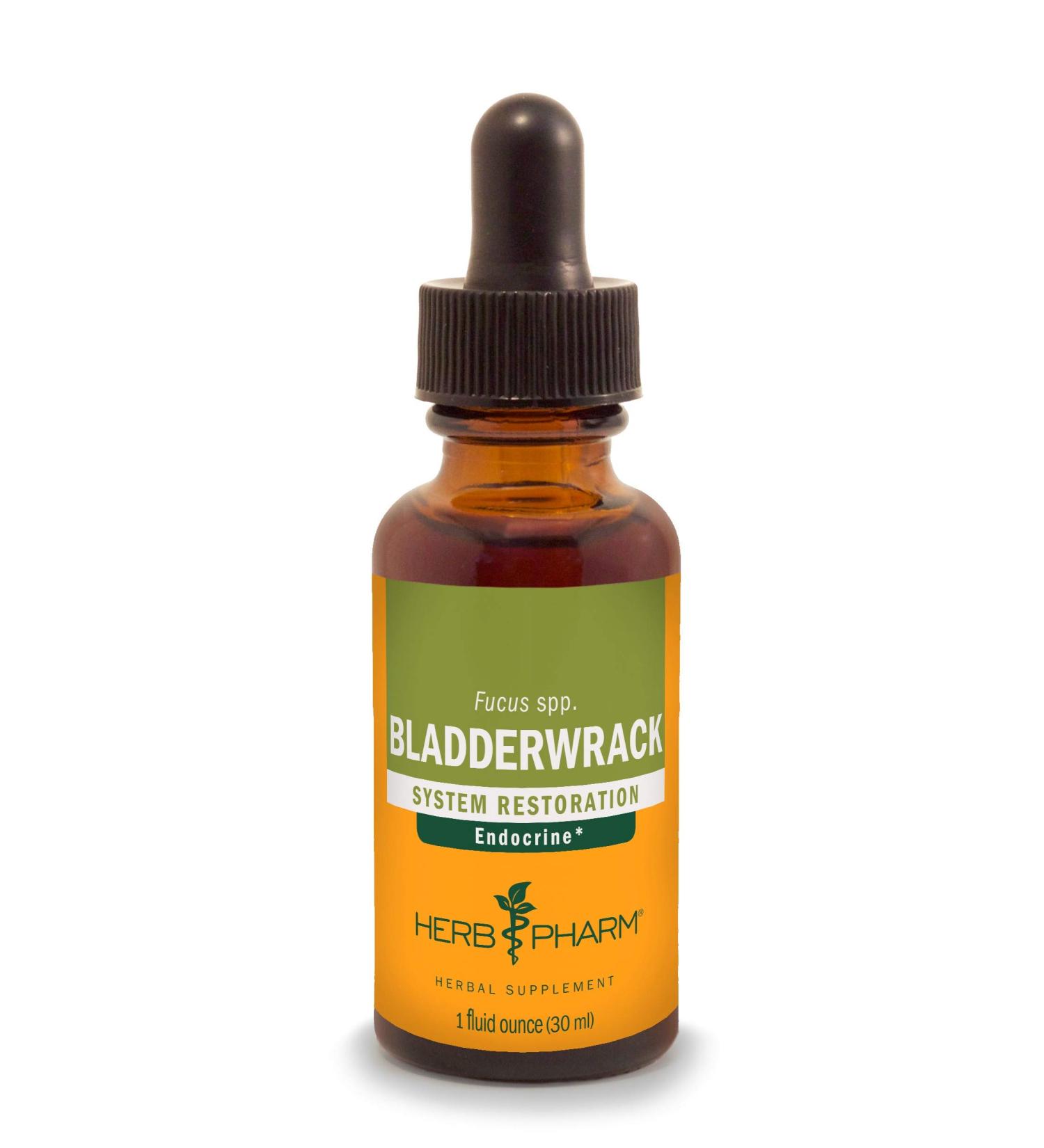 Herb Pharm Bladderwrack Liquid Extract 1oz - Natural Bladder Support - Buy Online on GoSupps.com