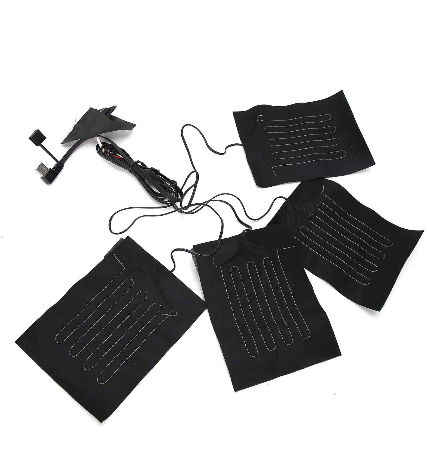 Buy Syrisora USB Electric Heating Pad | Soft Cloth Warmer for Jackets Vests & More - Fast International Shipping - Buy Online on GoSupps.com