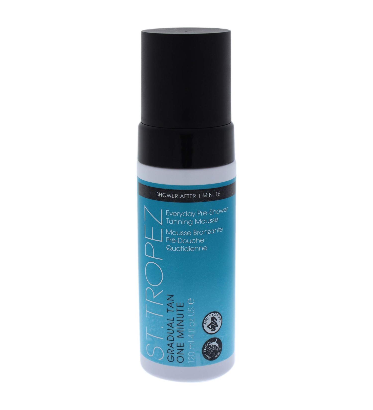 St. Tropez Gradual Tan One Minute Pre-Shower Tanning Mousse 4 fl oz - Instant Glow - Buy Online on GoSupps.com
