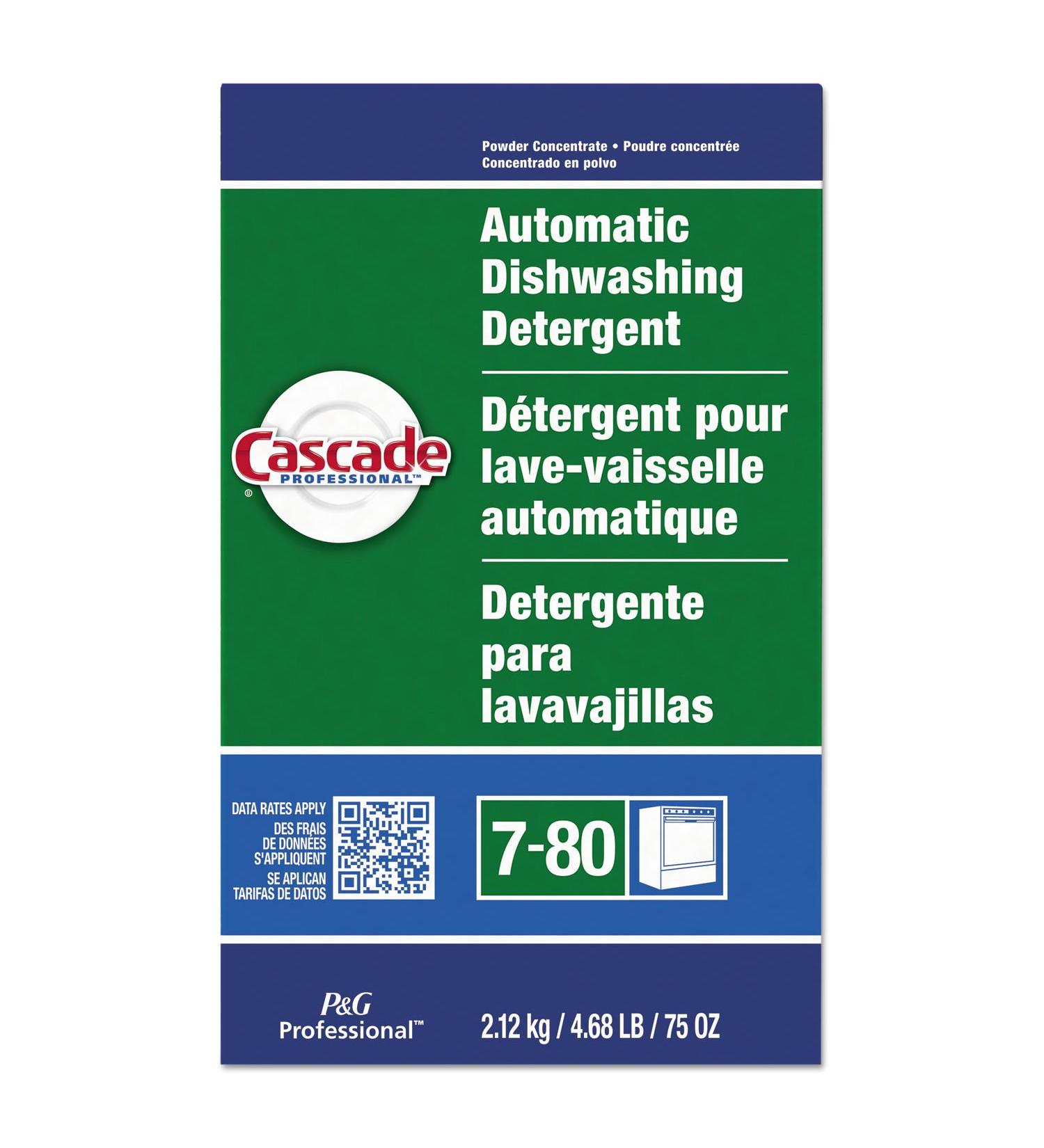 Cascade 59535CT Automatic Dishwasher Powder Fresh Scent 75 oz Box