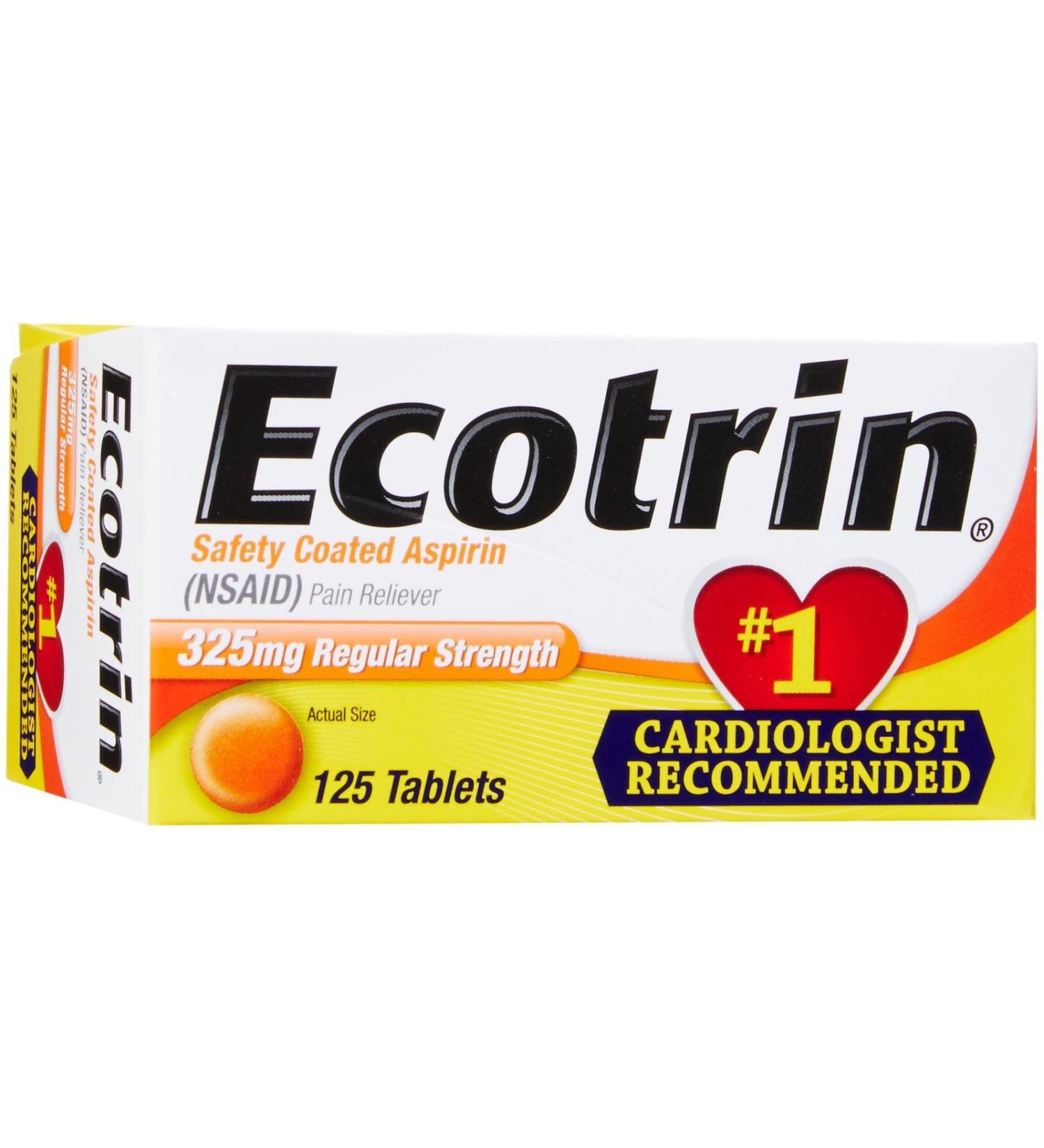 Buy Ecotrin Regular Strength 125 ct - Fast International Shipping & Best Prices - Buy Online on GoSupps.com