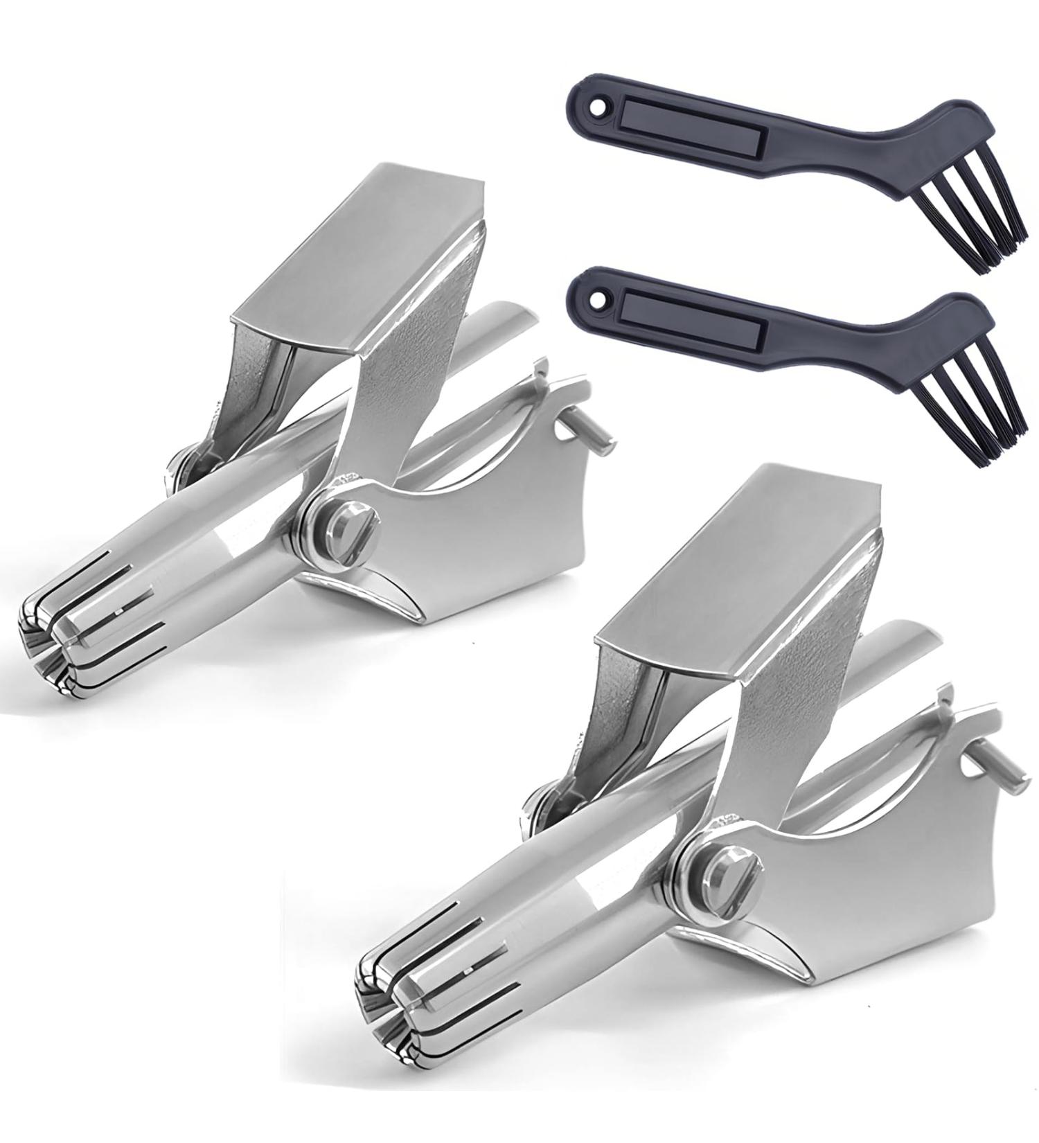 Buy Stainless Steel Manual Nose Hair Trimmer - Waterproof Battery-Free Perfect for Men & Women | Includes Cleaning Brush for Ear Moustache & Whiskers - Buy Online on GoSupps.com