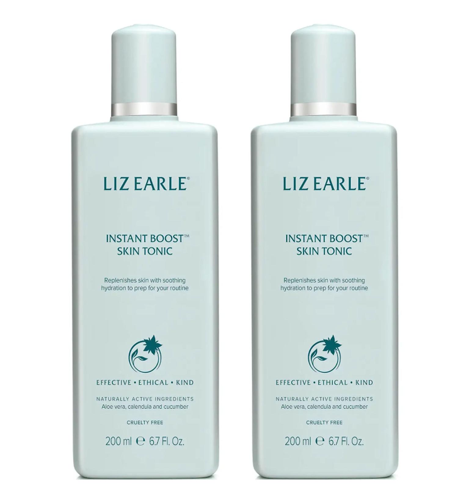 Liz Earle Instant Boost Skin Tonic 200ml Duo Aloe Vera 200 ml (Pack of 2)