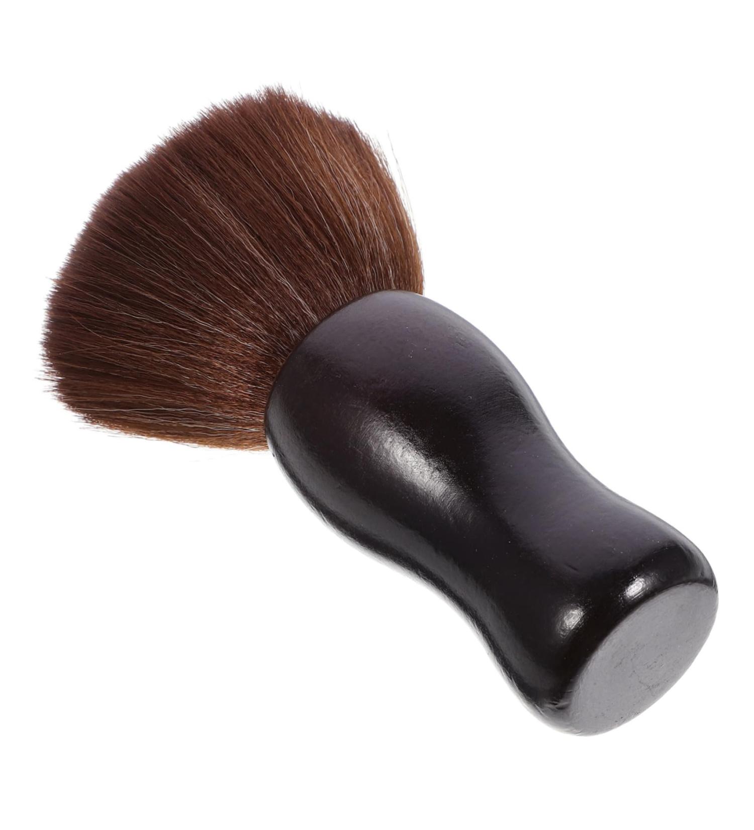 Angoily Wooden Neck Duster Hair Remover - Salon & Barber Brush for Hair Cutting & Beard Grooming - Buy Online on GoSupps.com