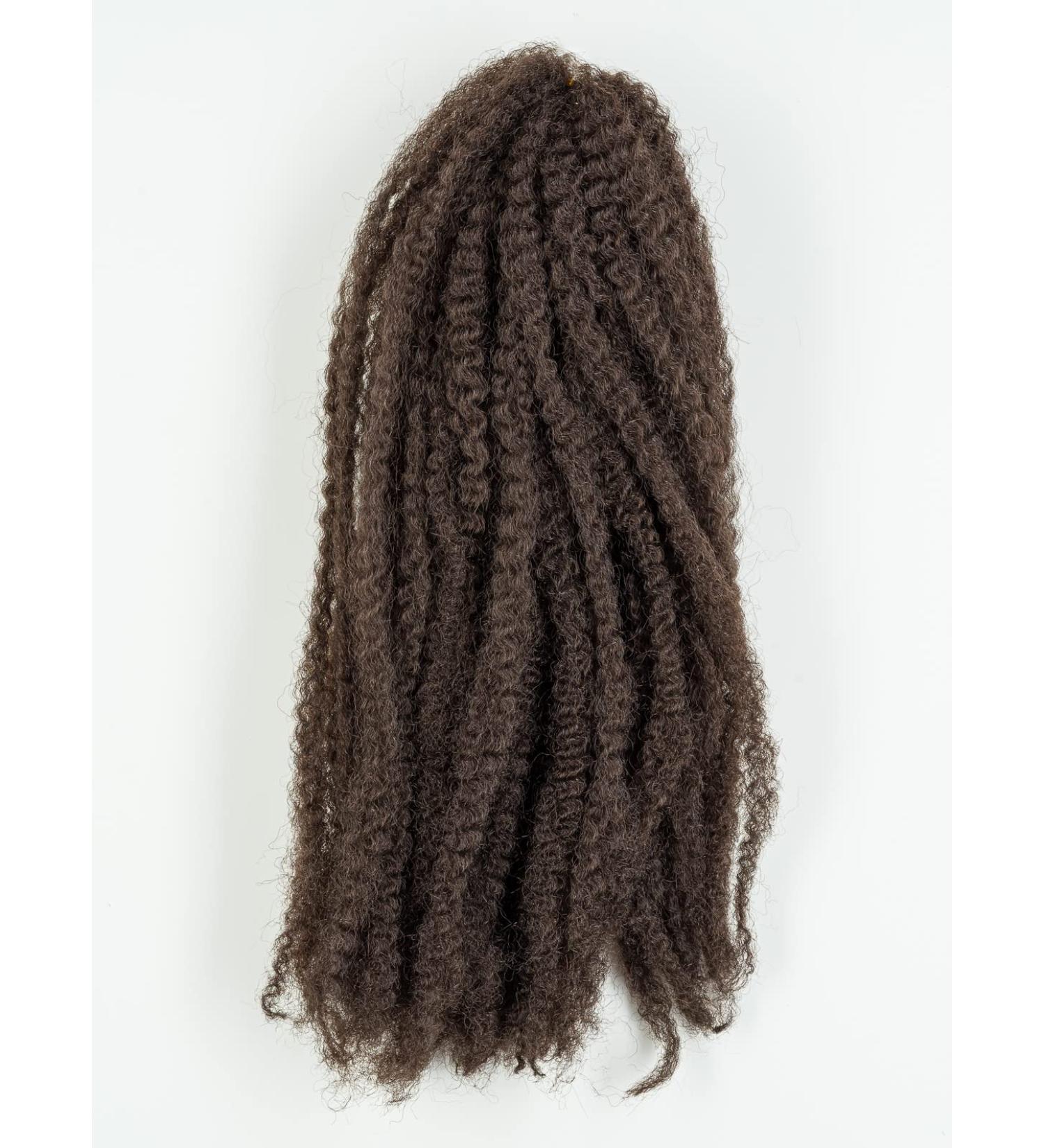 DreadLab - Synthetic Afro Braiding Hair Curly Twist (#2 Brown)