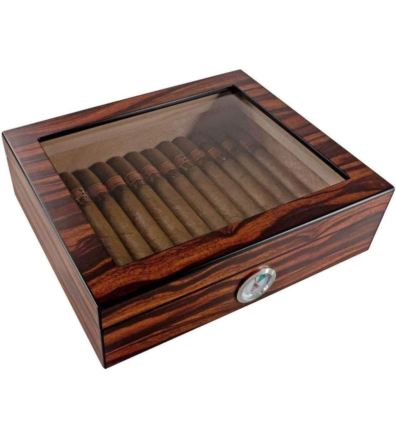 Cigar Boxs Humidors Humidor Cigar Box Humidor Oak Tree Cigar Humidor with Humidifier Hygrometer Cigars - Buy Online on GoSupps.com