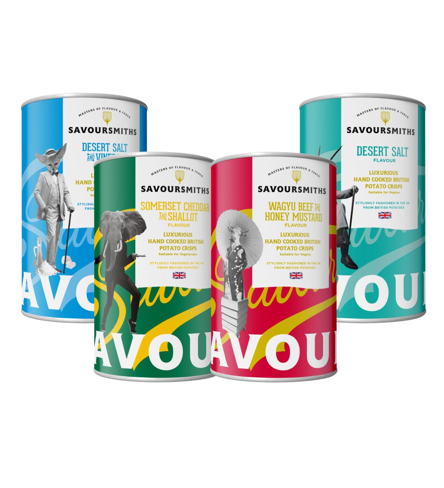 SAVOURSMITHS - Mixed Tins 100g x 4