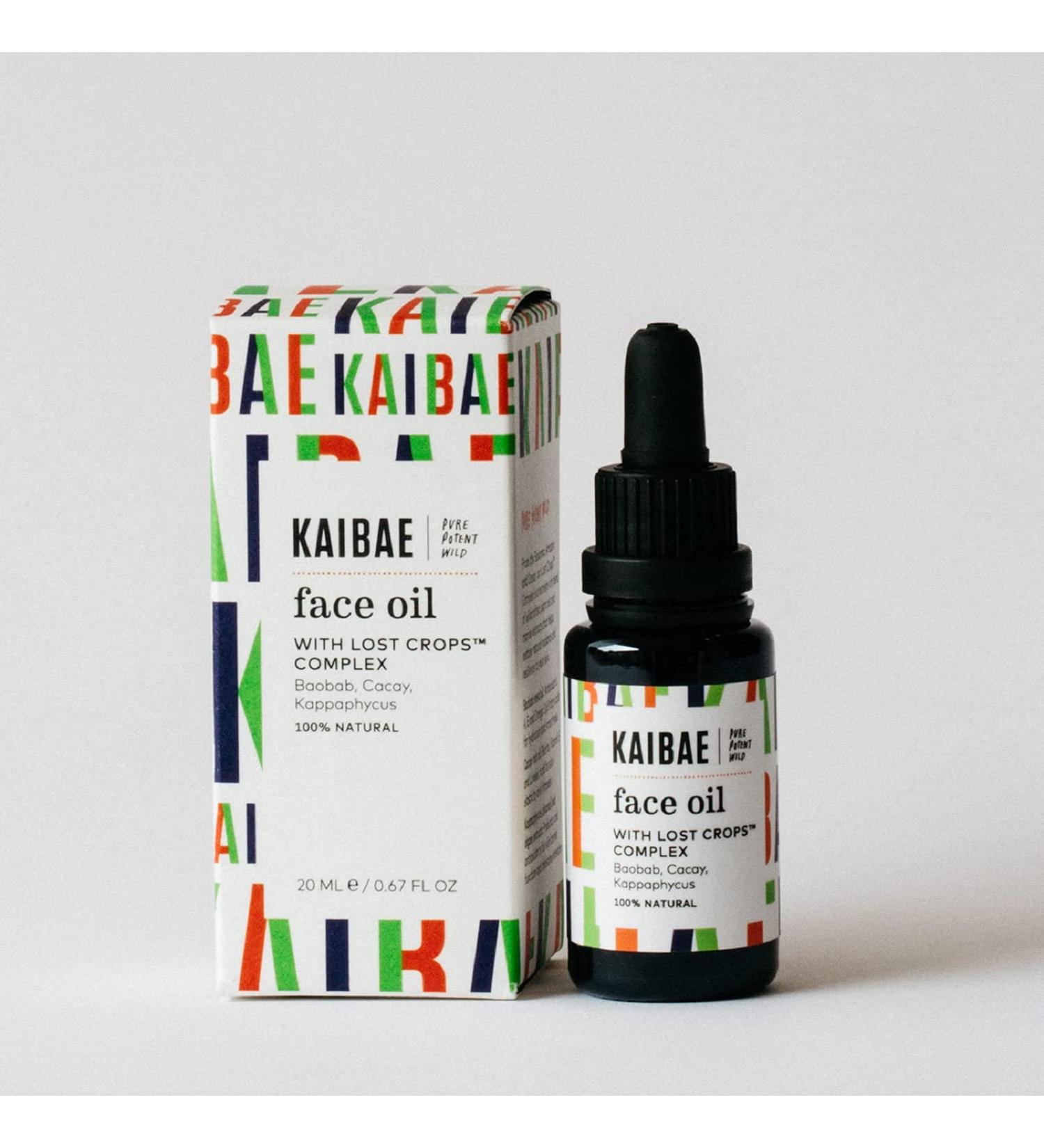 KAIBAE Baobab Face Oil | Microbiome Friendly Luxurious Face Care | Baobab Cacay Seaweed Sandalwood | Vegan Clean Label (20 ml) - Buy Online on GoSupps.com