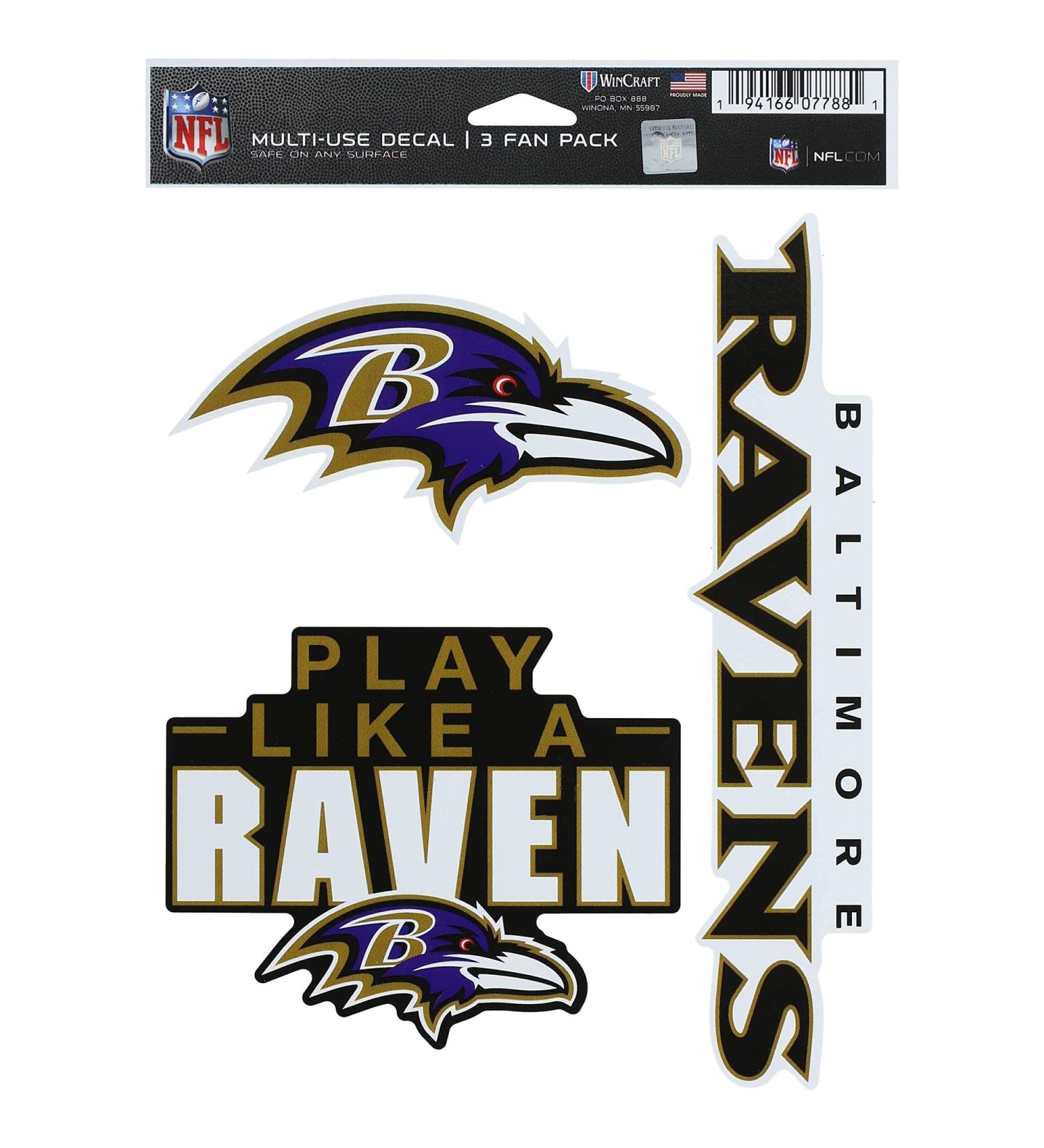 Wincraft NFL Sticker Multi Set of 3 20x15cm - San Francisco 49ers San Francisco 49ers One Size Team Colors