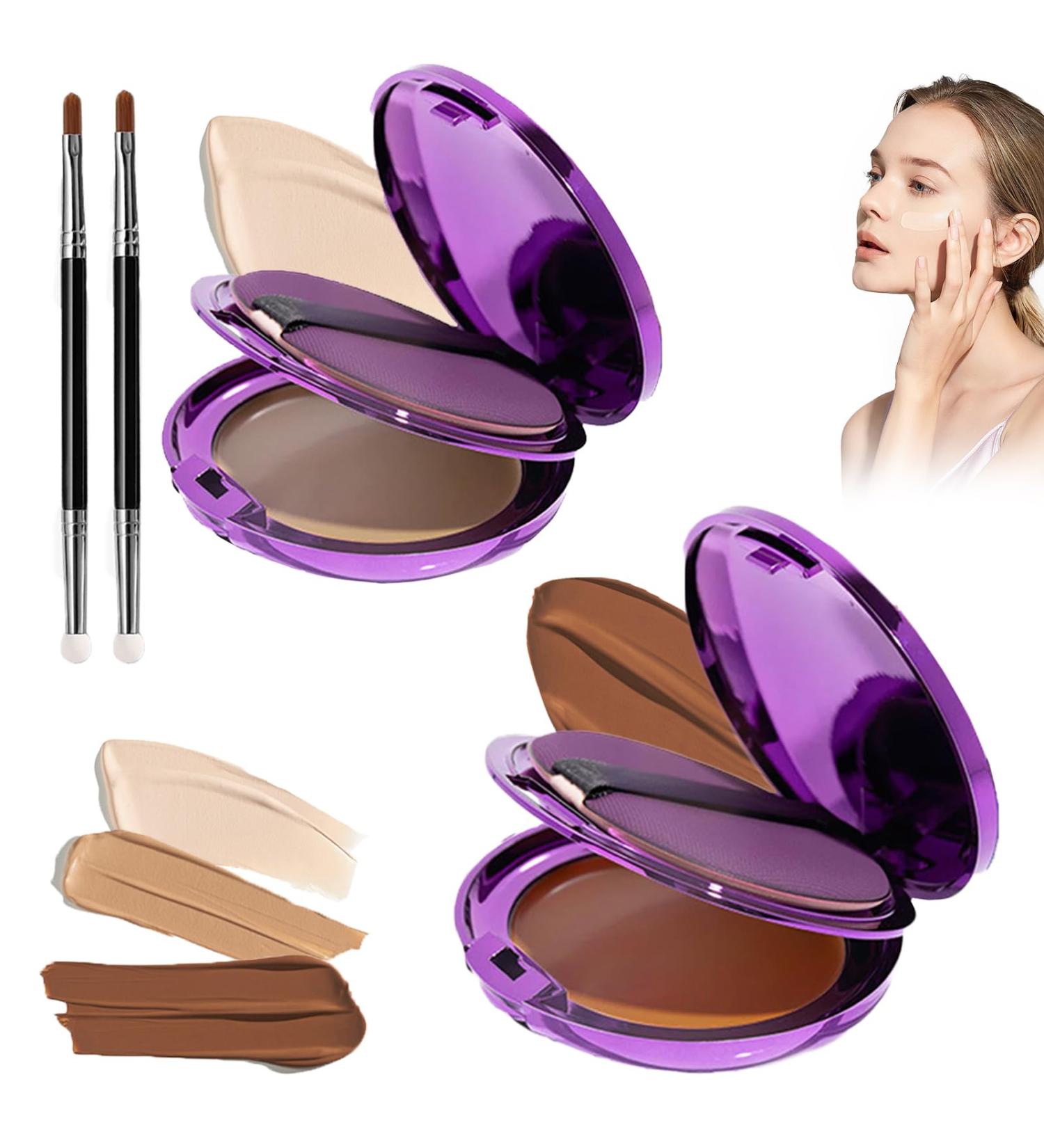 Nbzsmlkn Statisticalt Soft Matte Cream Concealer Evanesce Soft Matte Cream Concealer Full Coverage Waterproof Concealer Long Lasting and Lightweight Ivory + Dark Skin - Buy Online on GoSupps.com