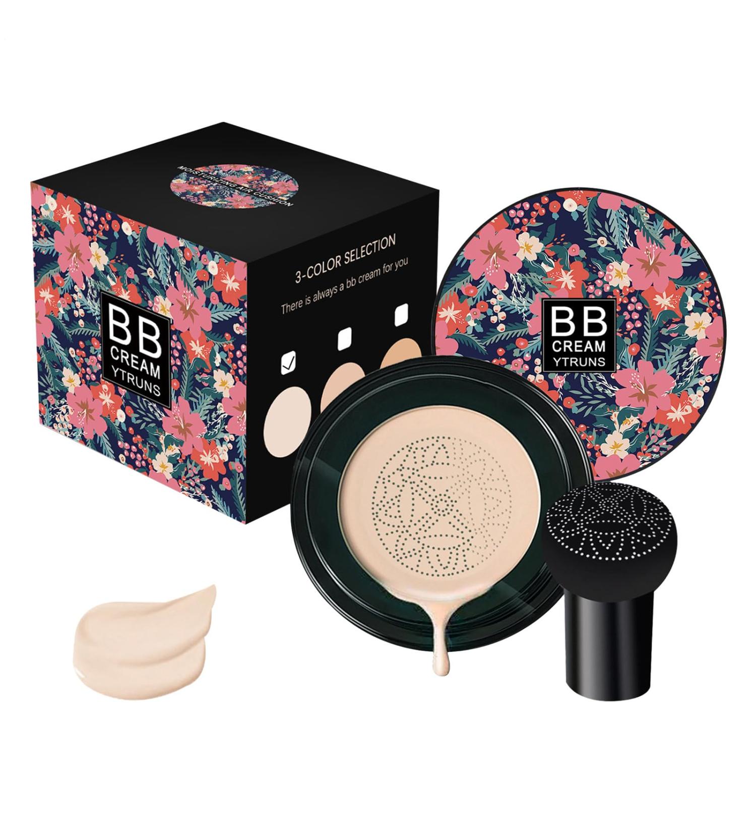  G n rique Moisturizing Face Makeup Foundation - BB Cream Cushion Air Cushion Lightweight Moisturizing Concealer | Natural Coverage Foundation Perfects Skin for a Long-Lasting Finish - Buy Online on GoSupps.com